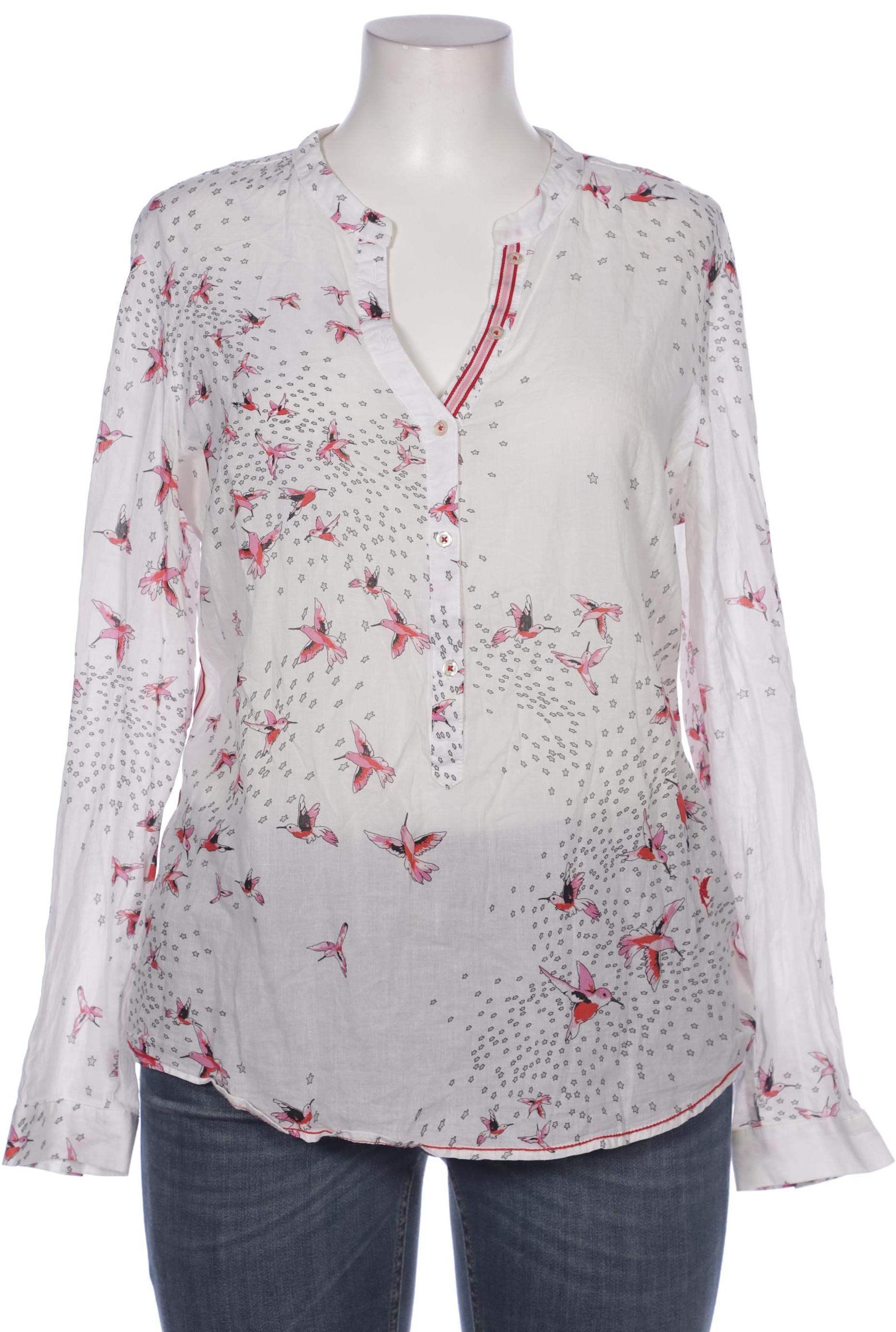 

Emily van den Bergh Damen Bluse, weiß, Gr. 44