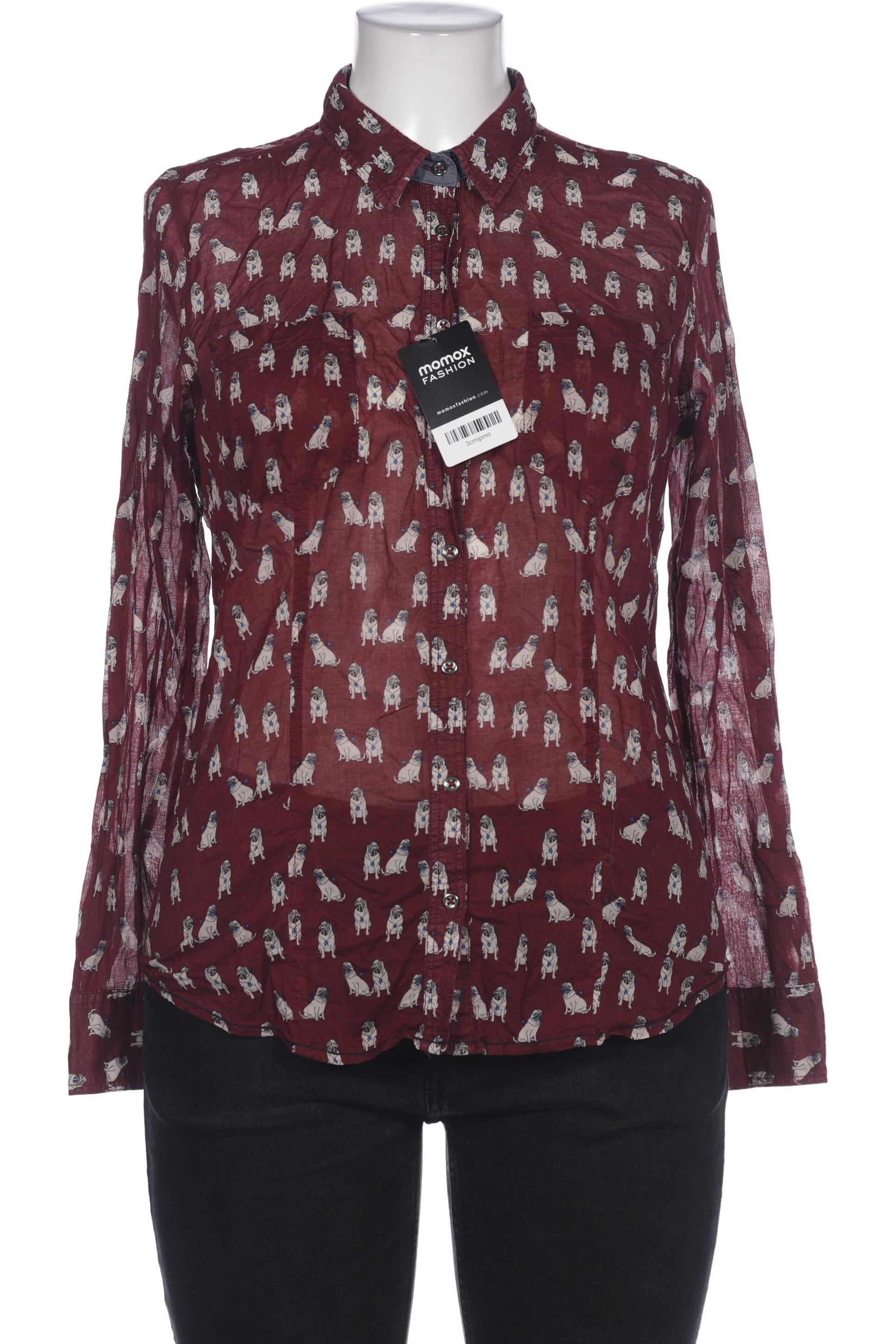 

Emily van den Bergh Damen Bluse, bordeaux