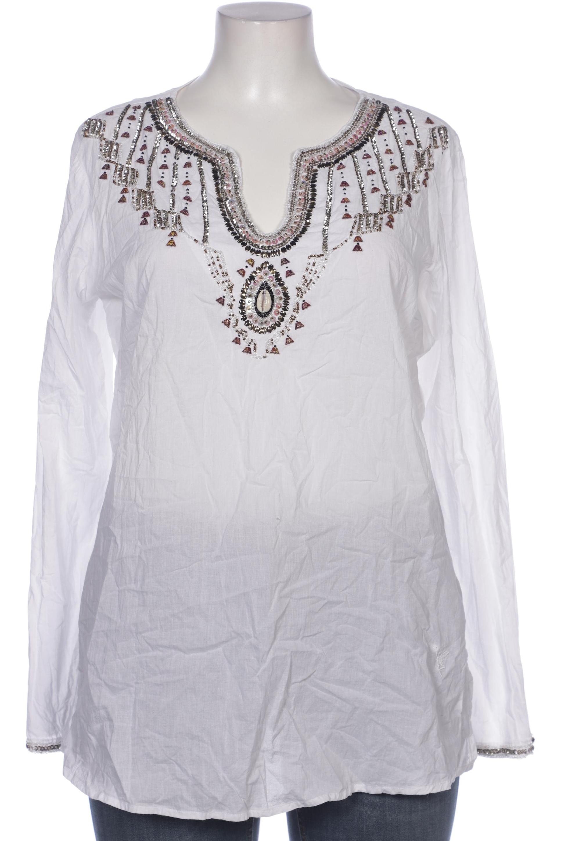 

Emily van den Bergh Damen Bluse, weiß, Gr. 46