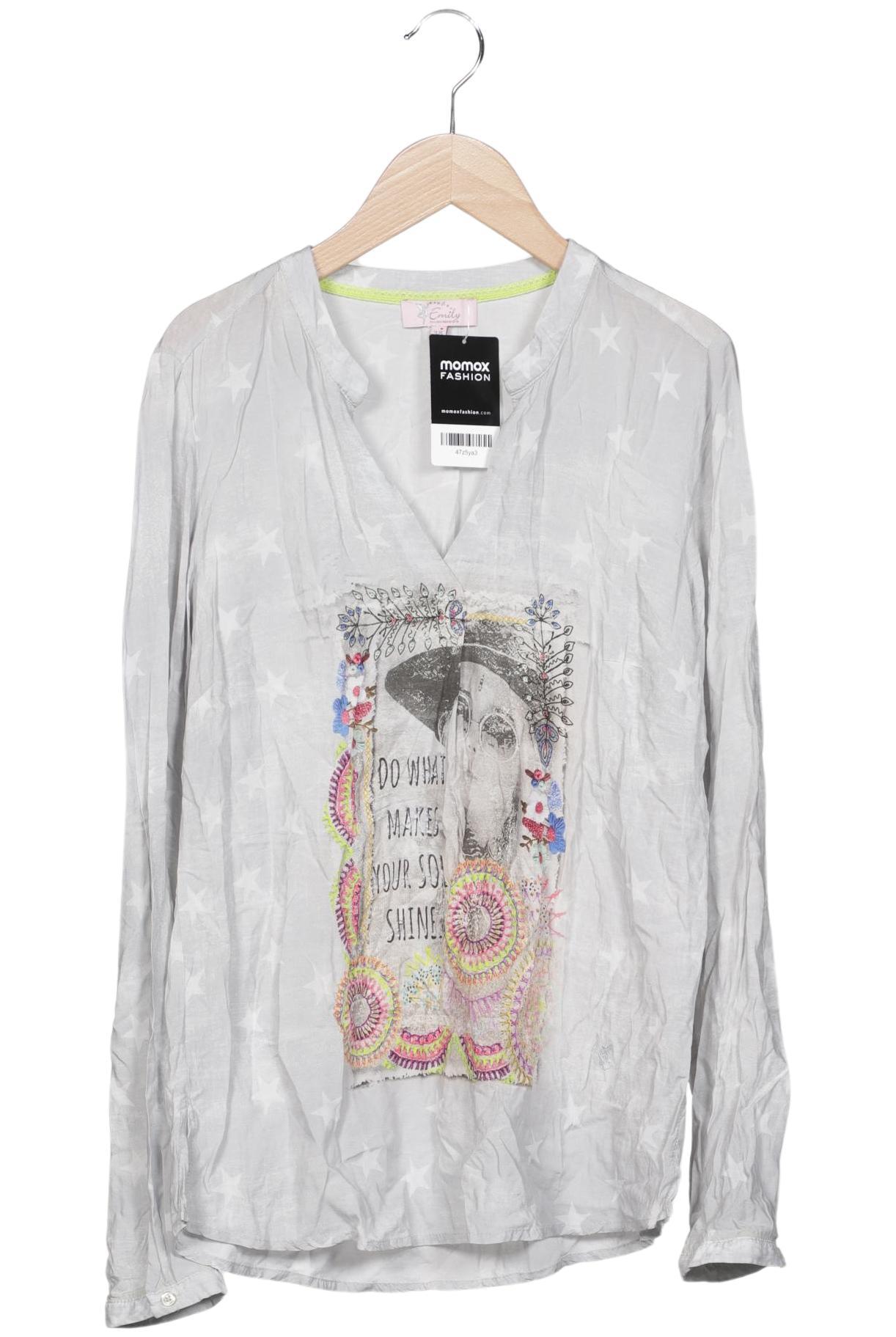 

Emily van den Bergh Damen Bluse, grau, Gr. 38