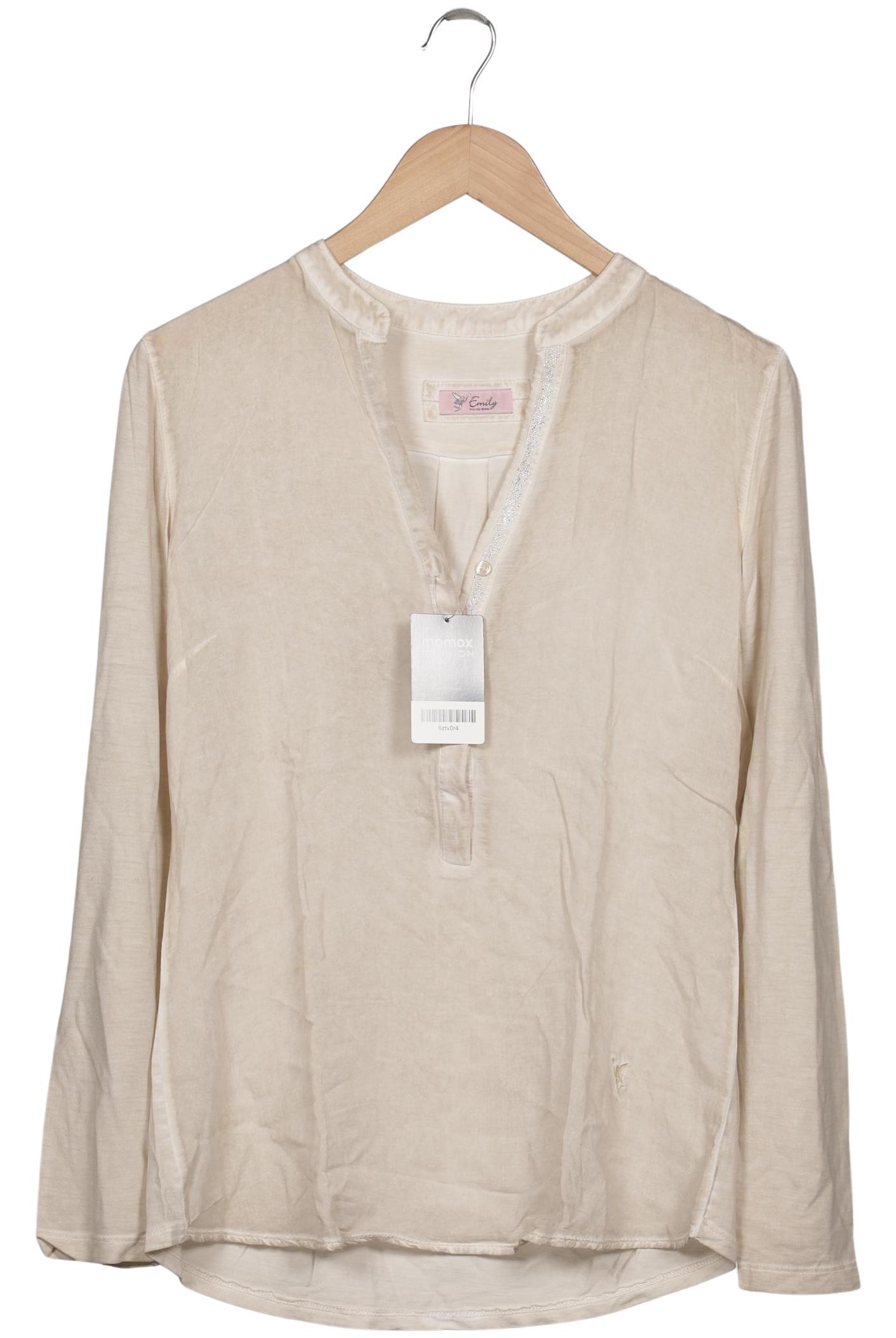 

Emily van den Bergh Damen Langarmshirt, beige, Gr. 38