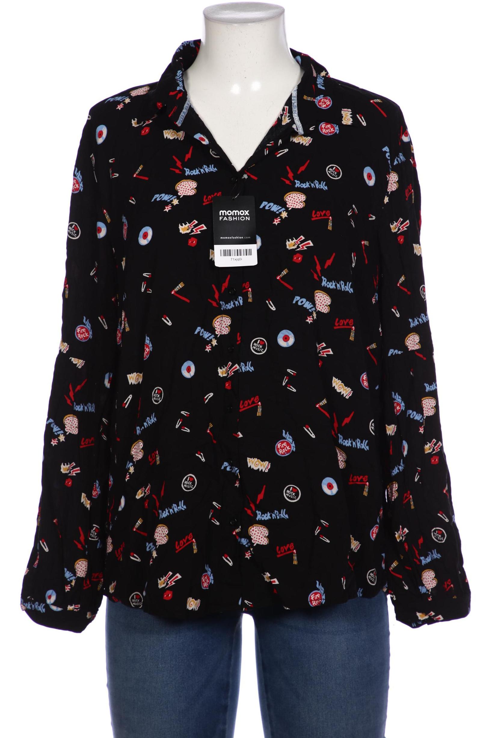 

Emily van den Bergh Damen Bluse, schwarz, Gr. 48