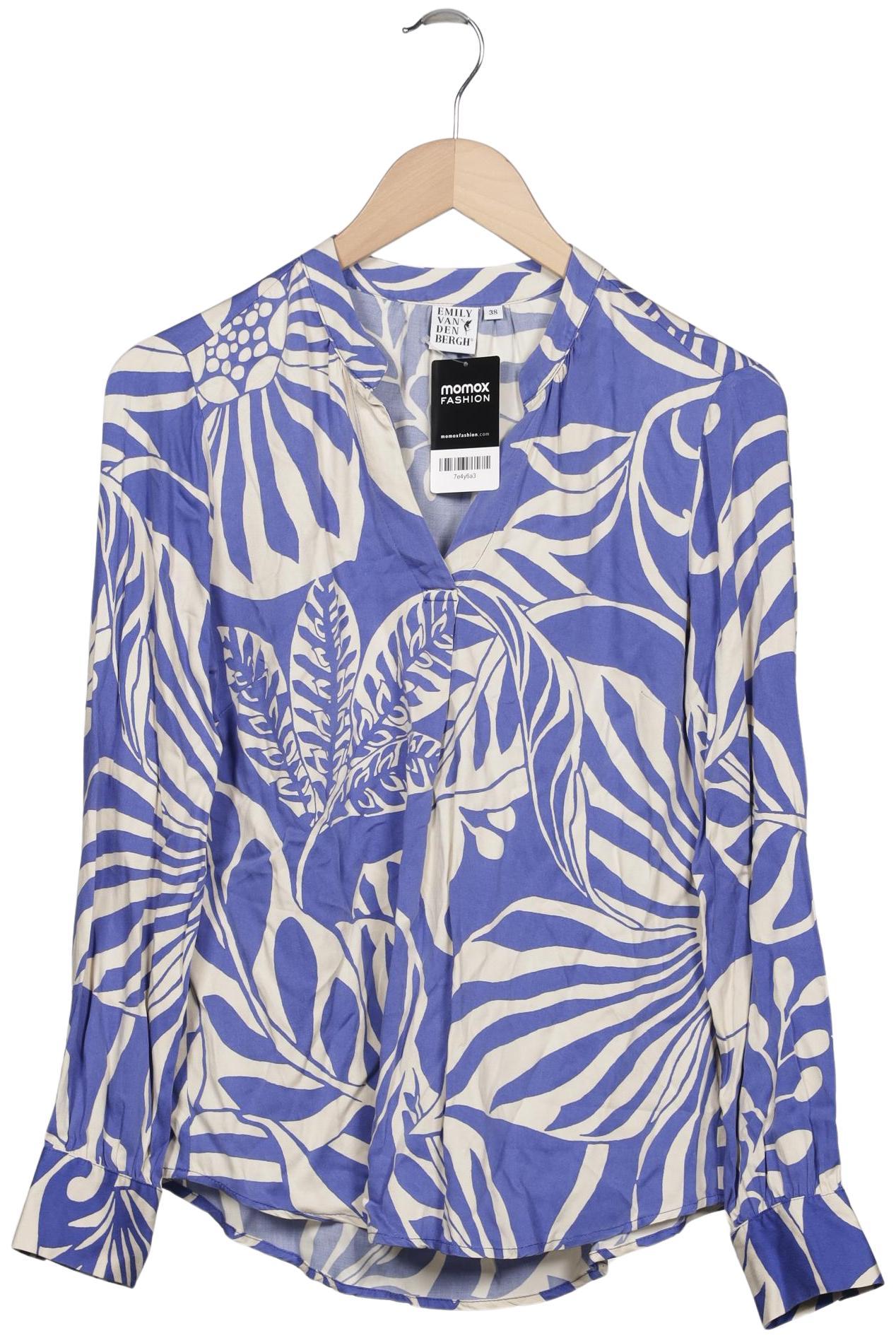 

Emily van den Bergh Damen Bluse, blau, Gr. 38