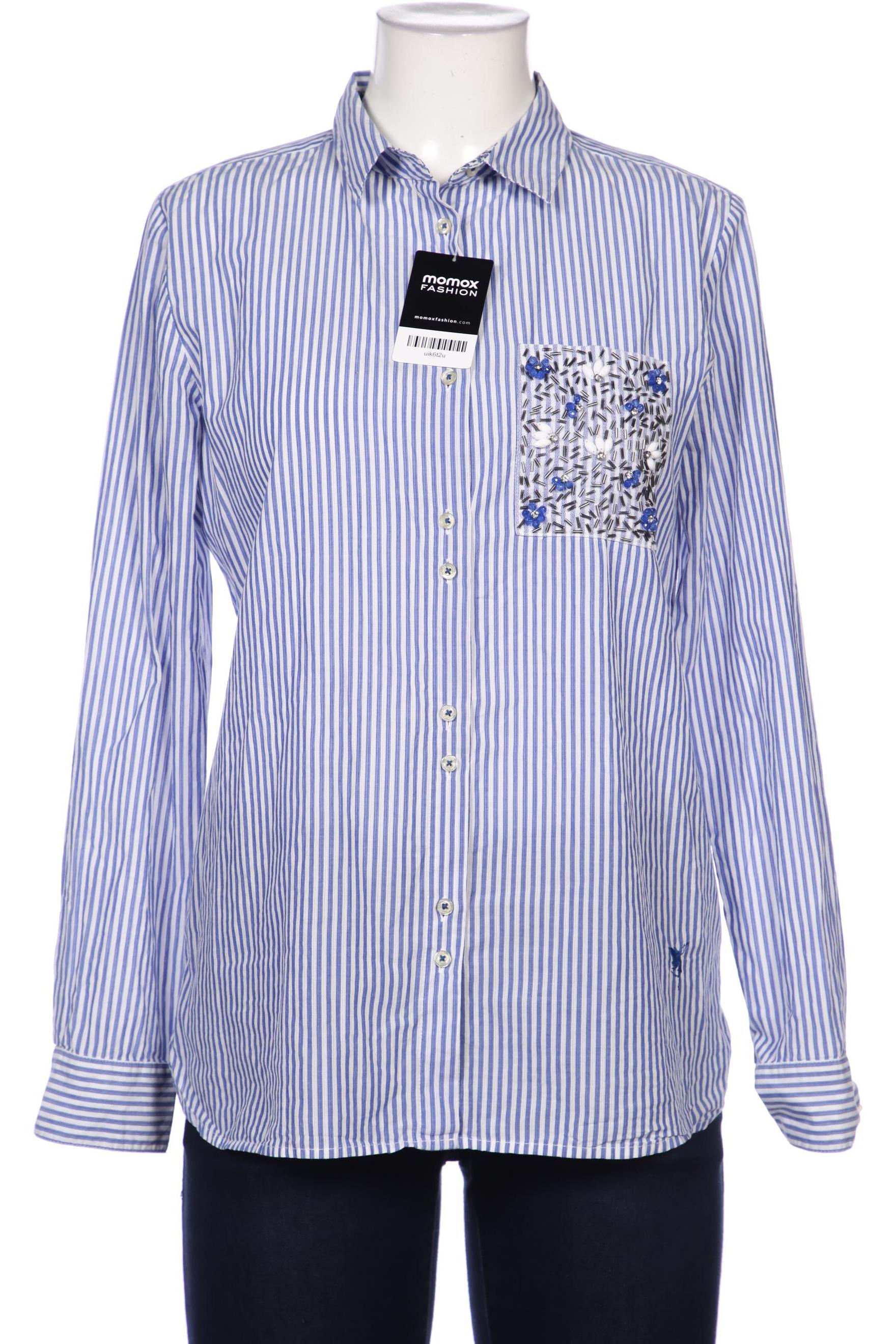 

Emily van den Bergh Damen Bluse, blau, Gr. 40