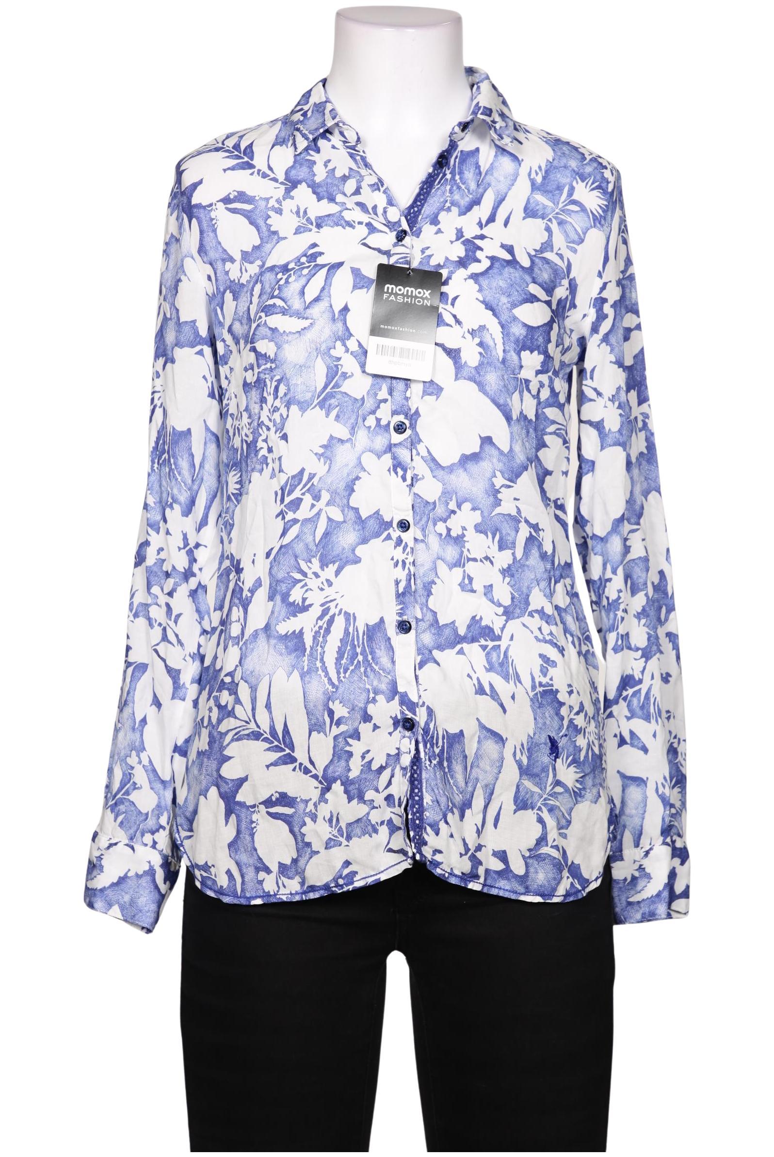 

Emily van den Bergh Damen Bluse, blau, Gr. 34