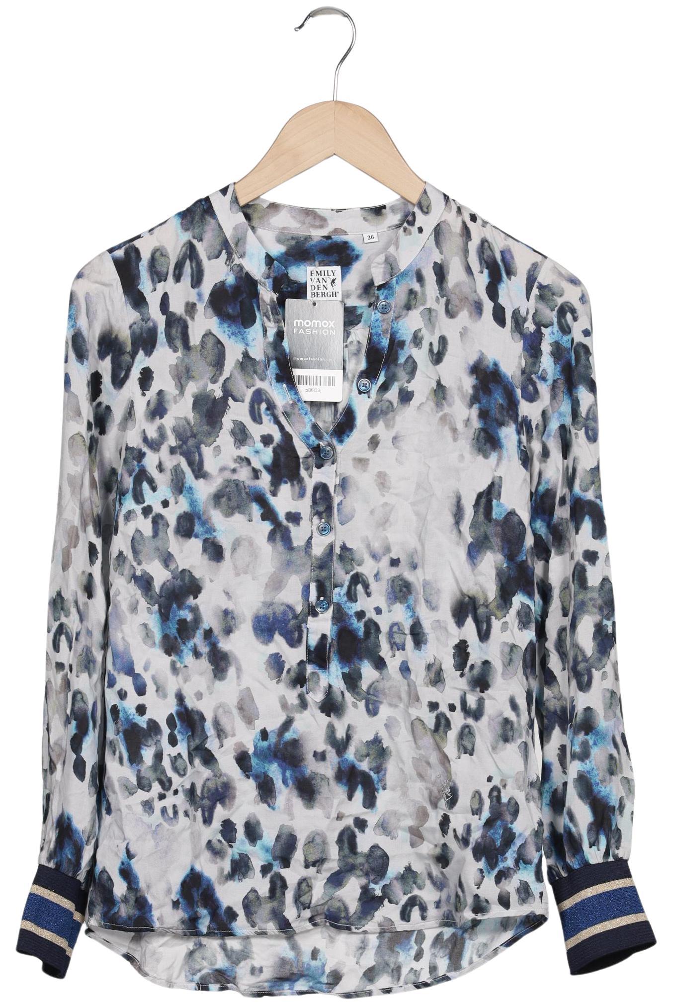 

Emily van den Bergh Damen Bluse, blau, Gr. 36