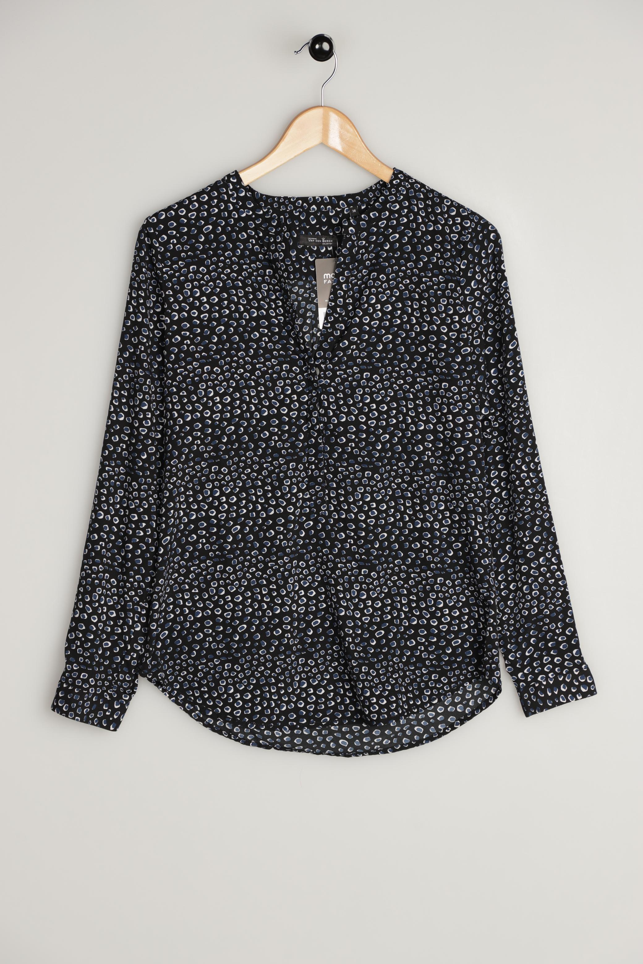 

Emily van den Bergh Damen Bluse, blau, Gr. 38