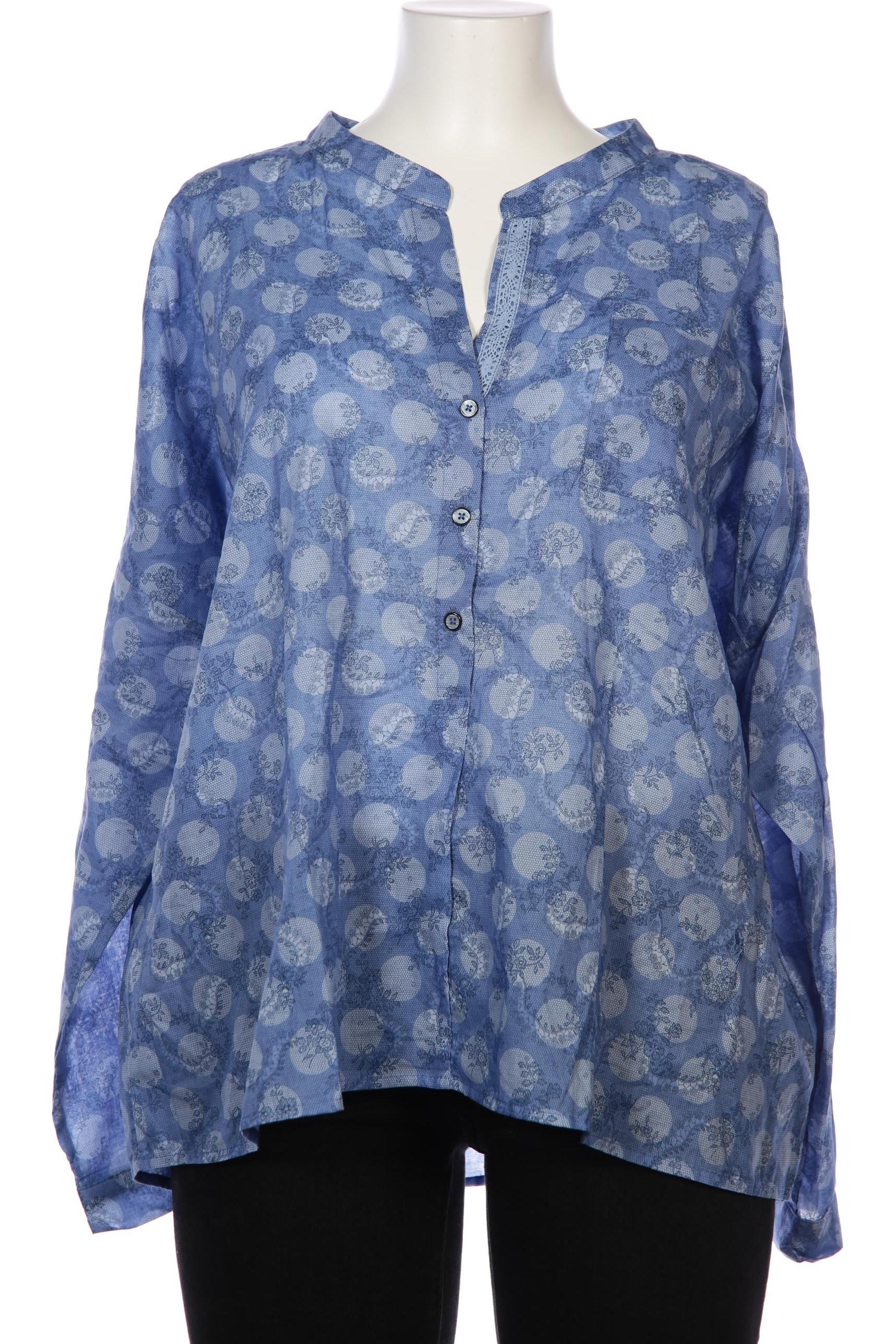 

Emily van den Bergh Damen Bluse, blau, Gr. 48