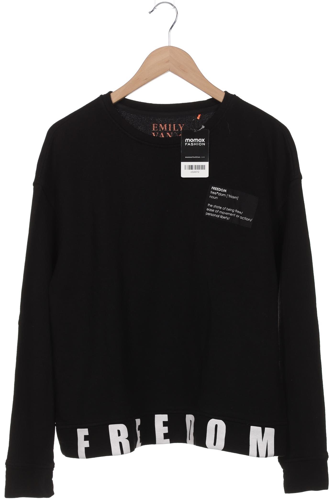 

Emily van den Bergh Damen Sweatshirt, schwarz, Gr. 46