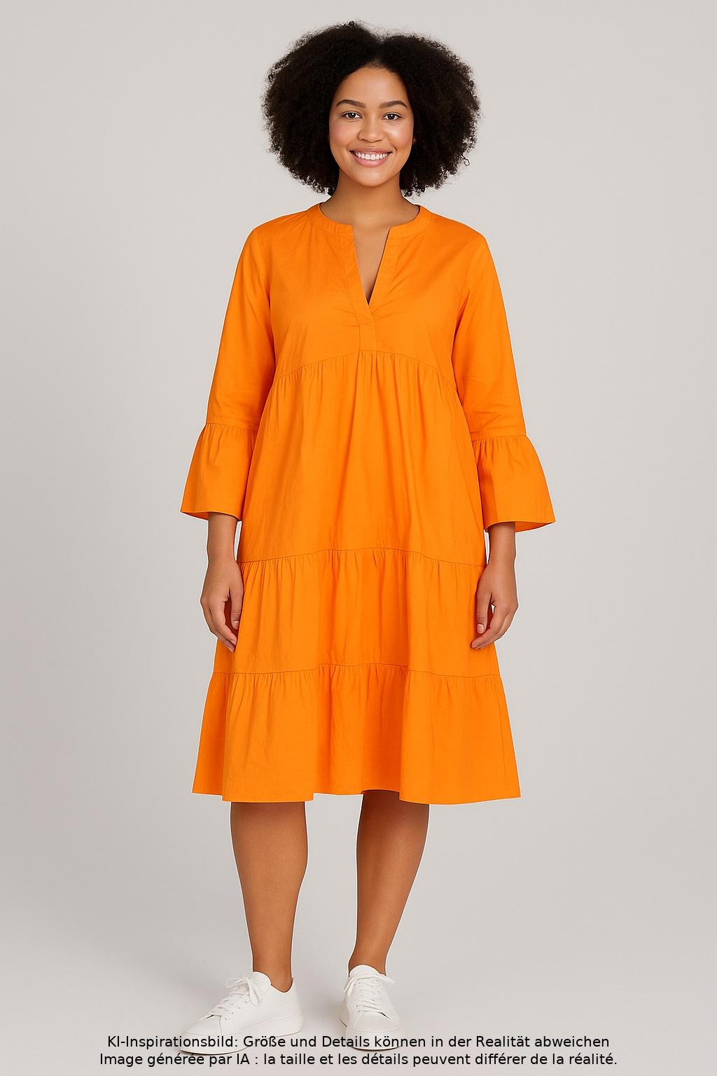 

Emily van den Bergh Damen Kleid, orange, Gr. 36