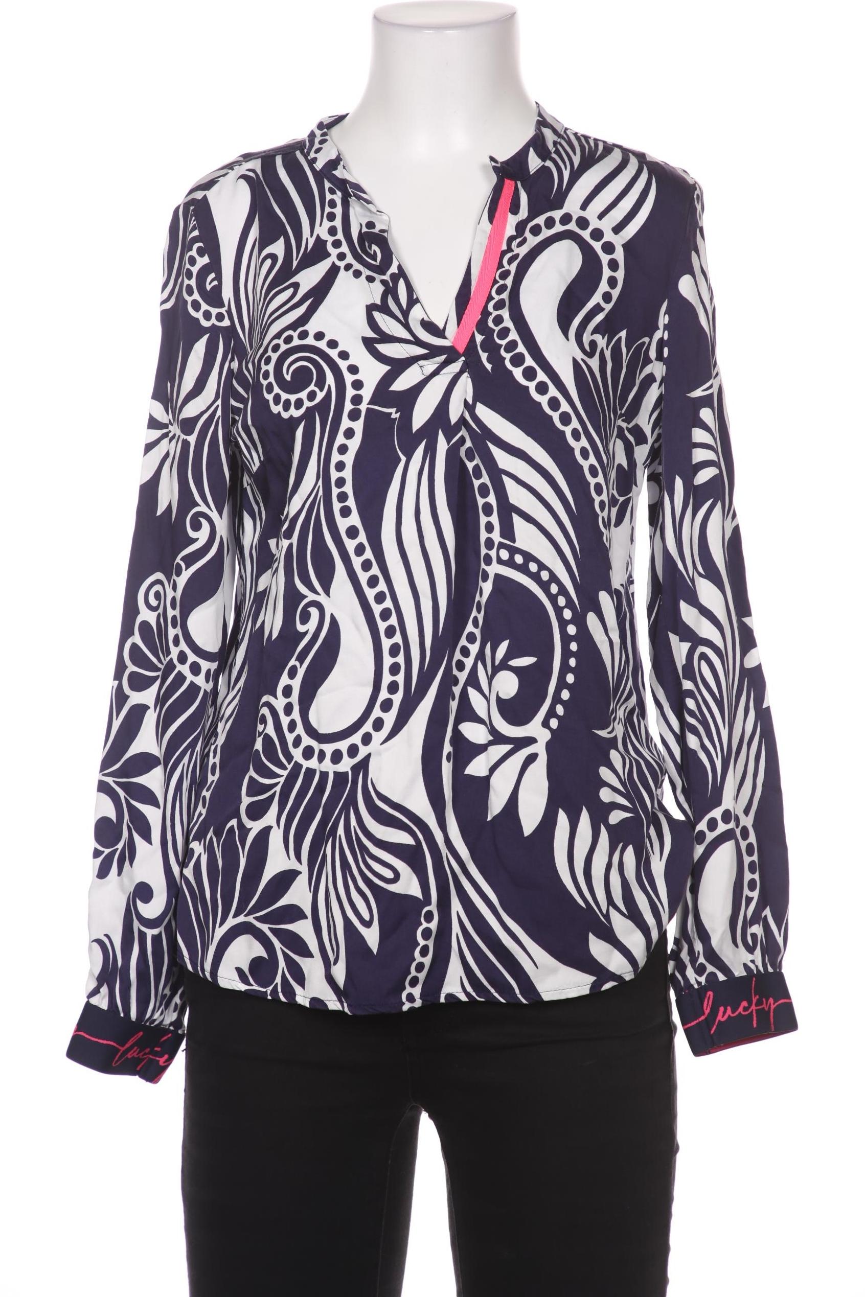 

Emily van den Bergh Damen Bluse, blau, Gr. 36