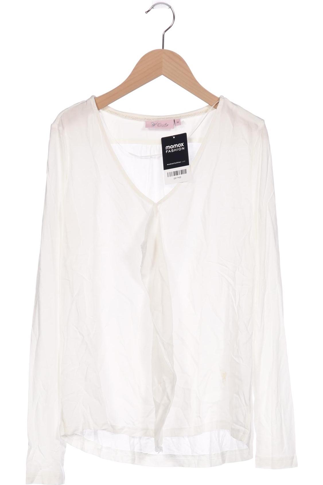 

Emily van den Bergh Damen Bluse, weiß, Gr. 36