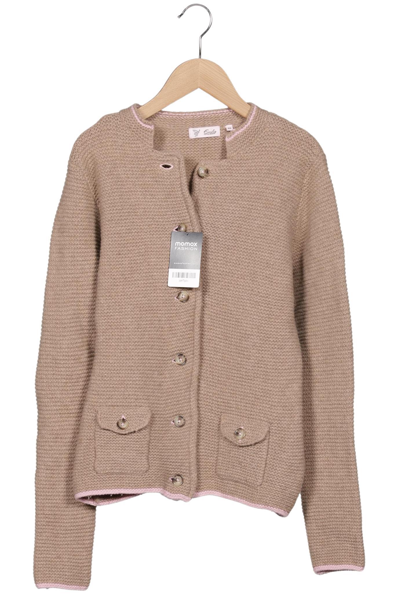 

Emily van den Bergh Damen Strickjacke, beige, Gr. 40
