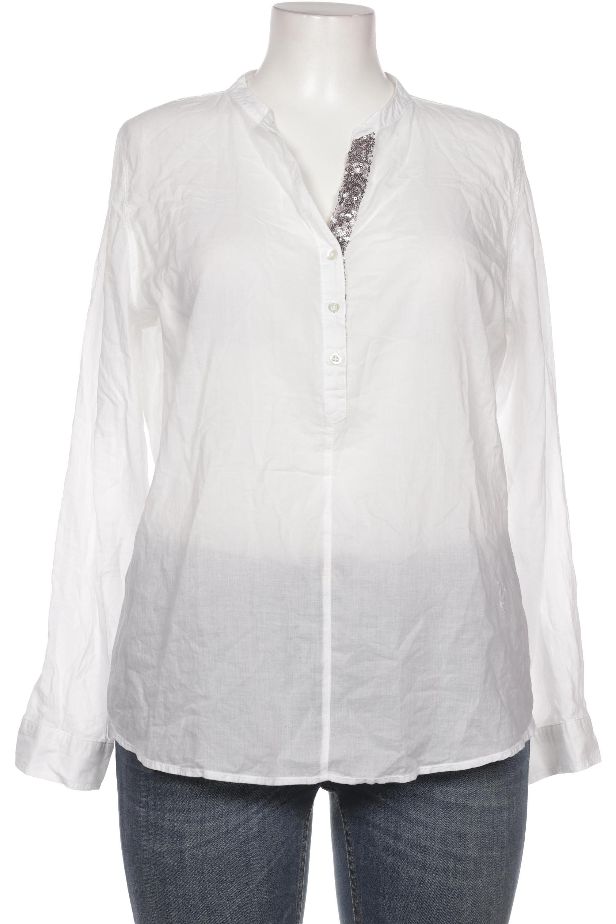 

Emily van den Bergh Damen Bluse, weiß, Gr. 44