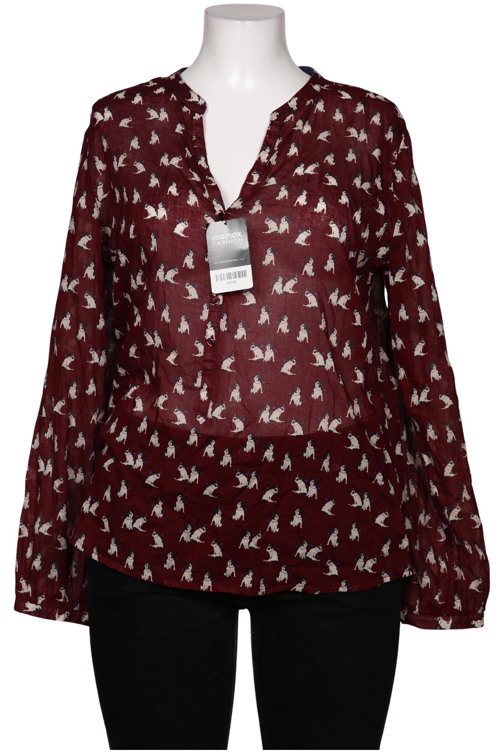 

Emily van den Bergh Damen Bluse, bordeaux, Gr. 44
