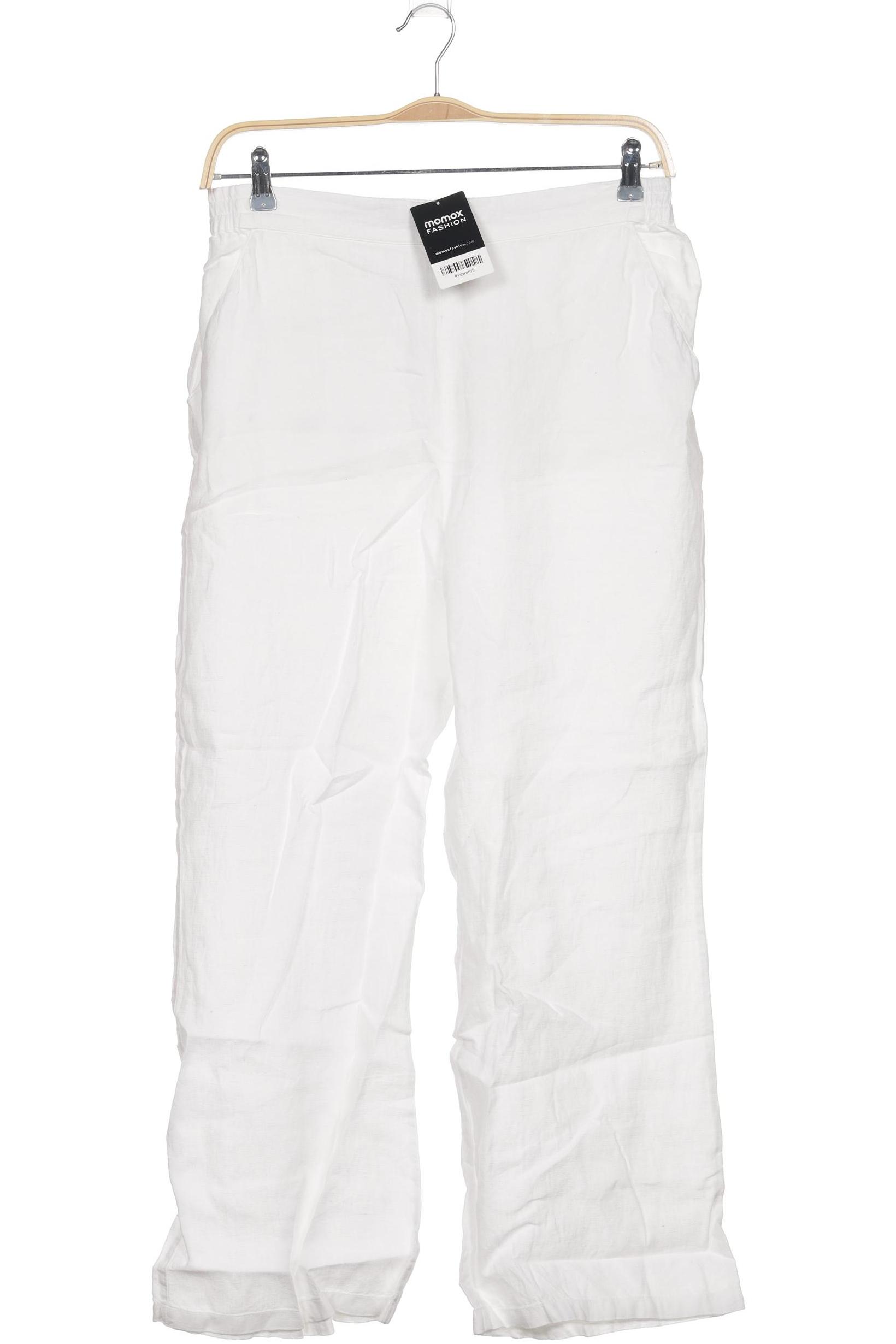 

Emily van den Bergh Damen Stoffhose, weiß, Gr. 42