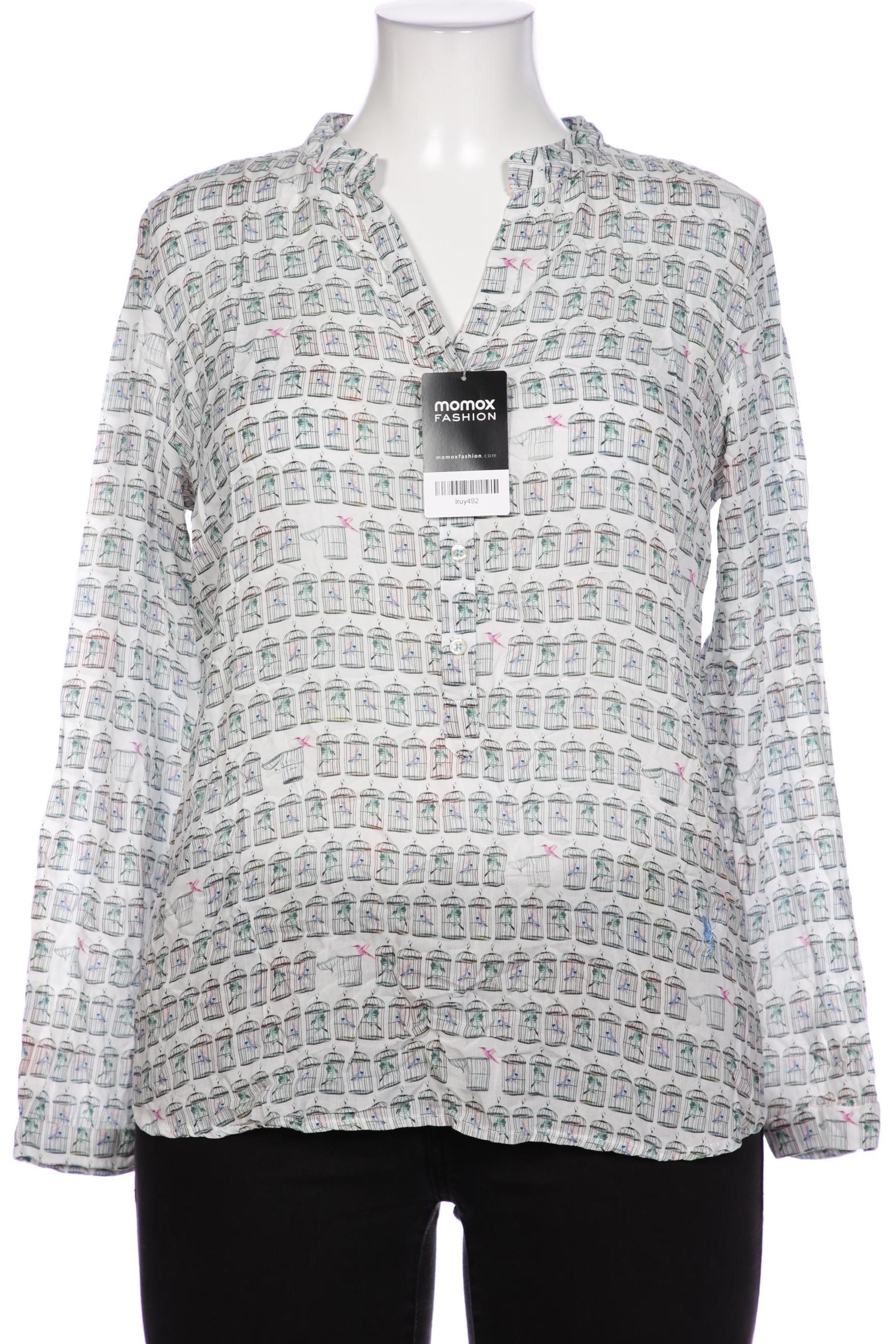 

Emily van den Bergh Damen Bluse, weiß, Gr. 42