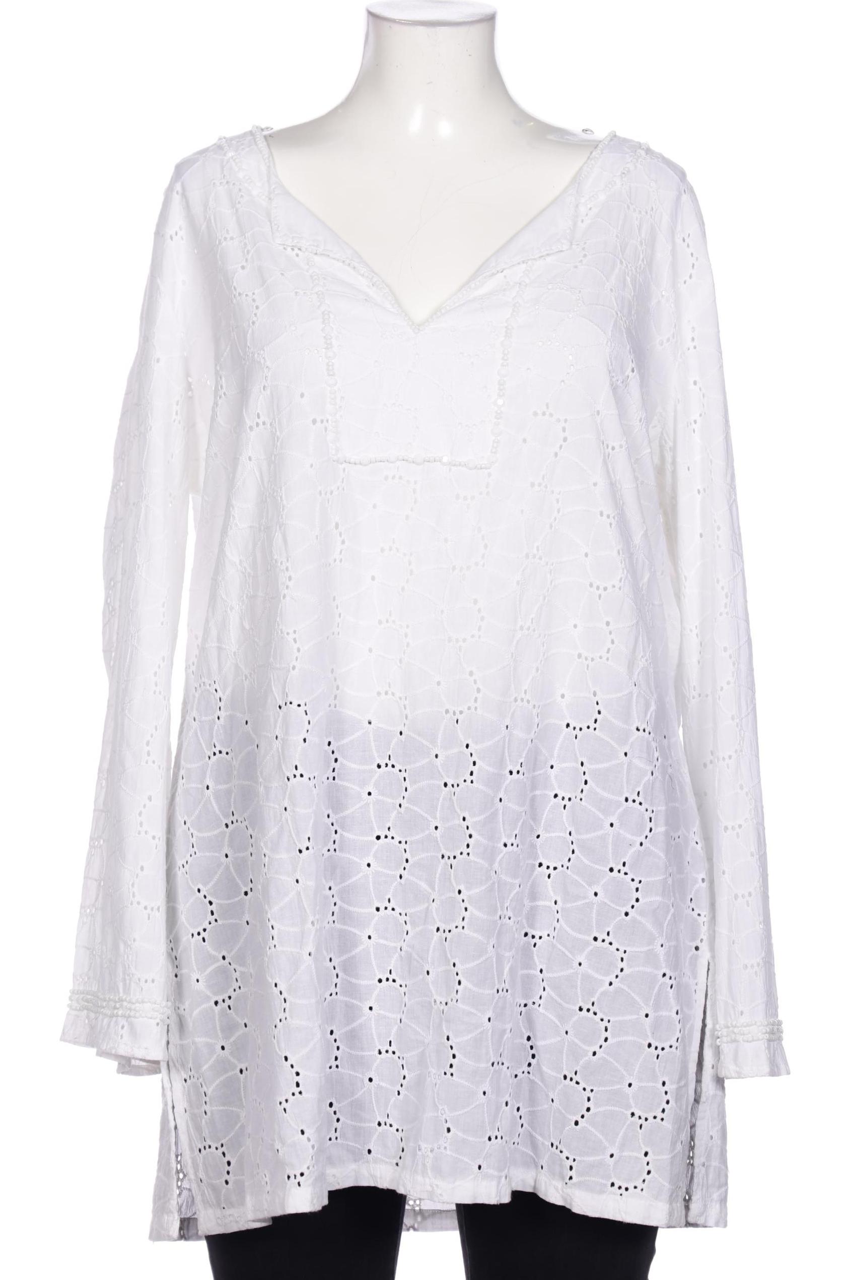 

Emily van den Bergh Damen Bluse, weiß, Gr. 48