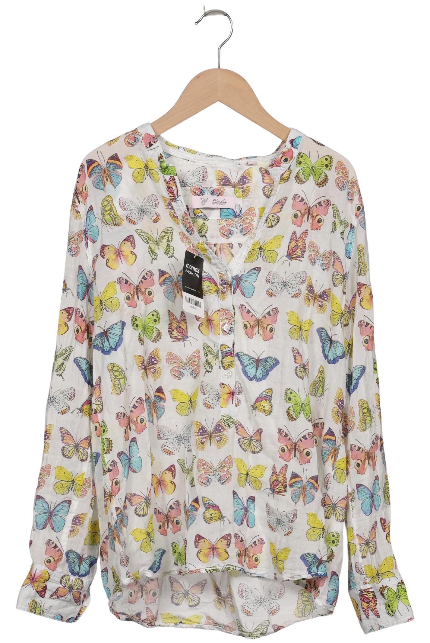 

Emily van den Bergh Damen Bluse, weiß, Gr. 42