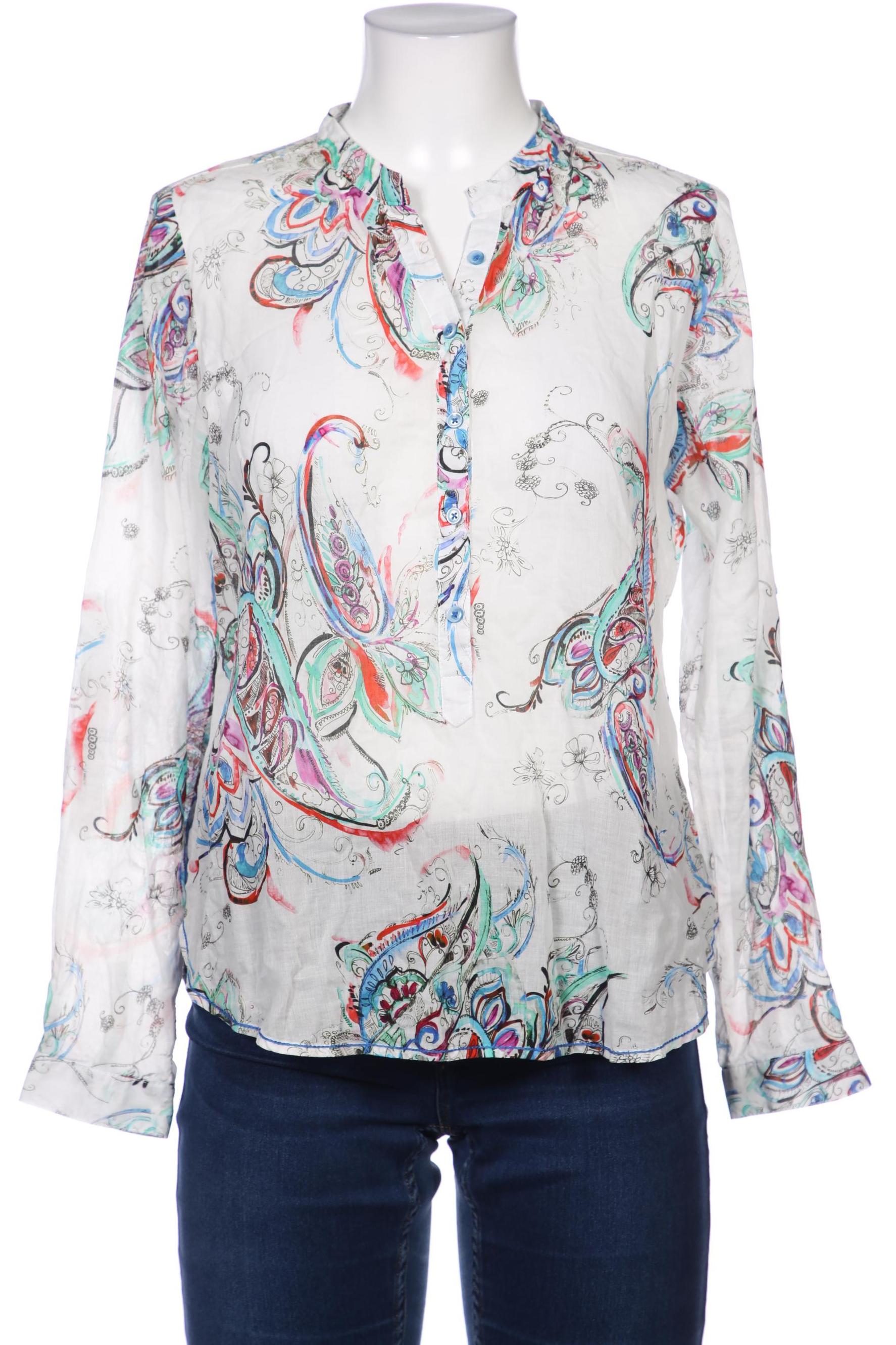 

Emily van den Bergh Damen Bluse, weiß, Gr. 40