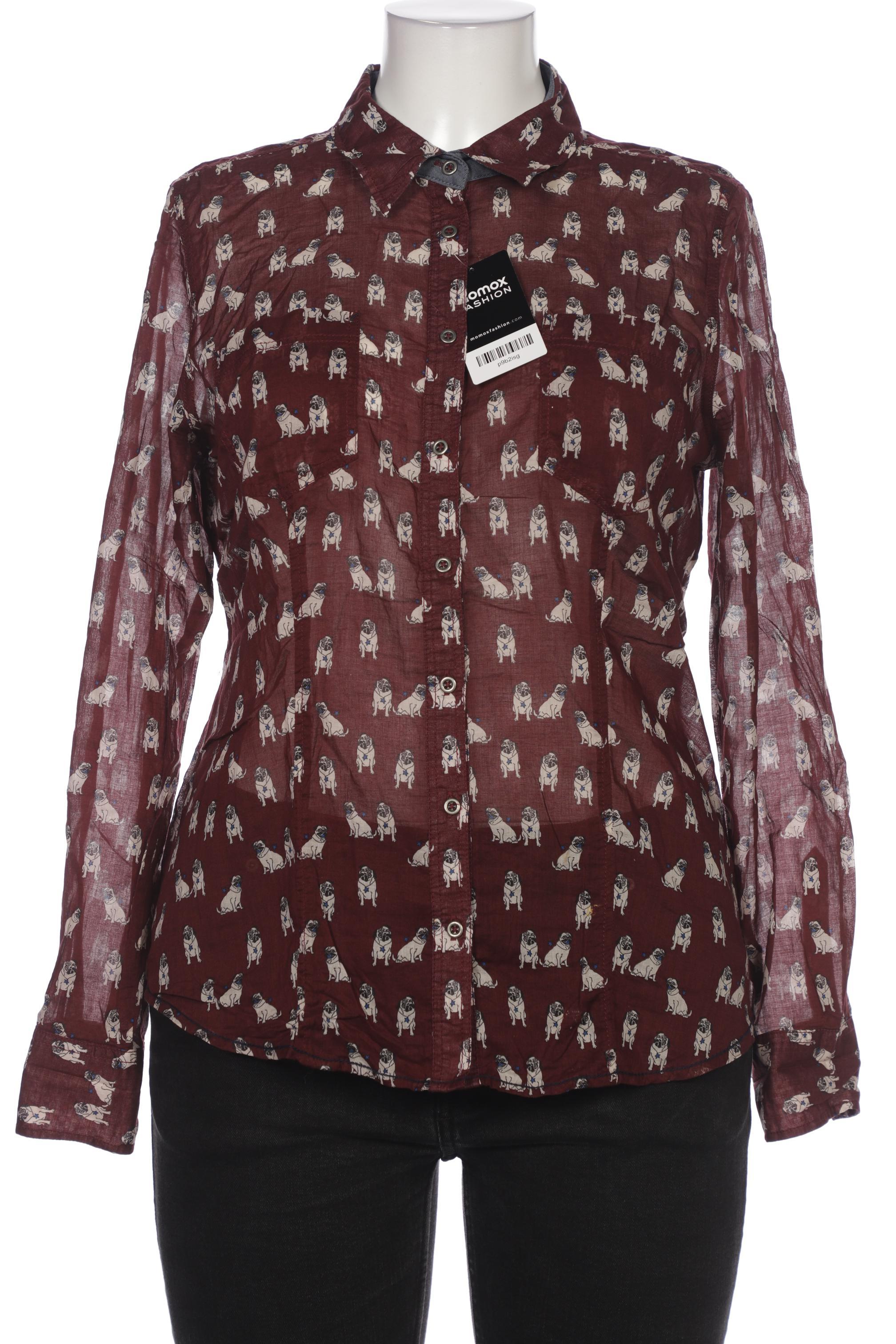 

Emily van den Bergh Damen Bluse, bordeaux