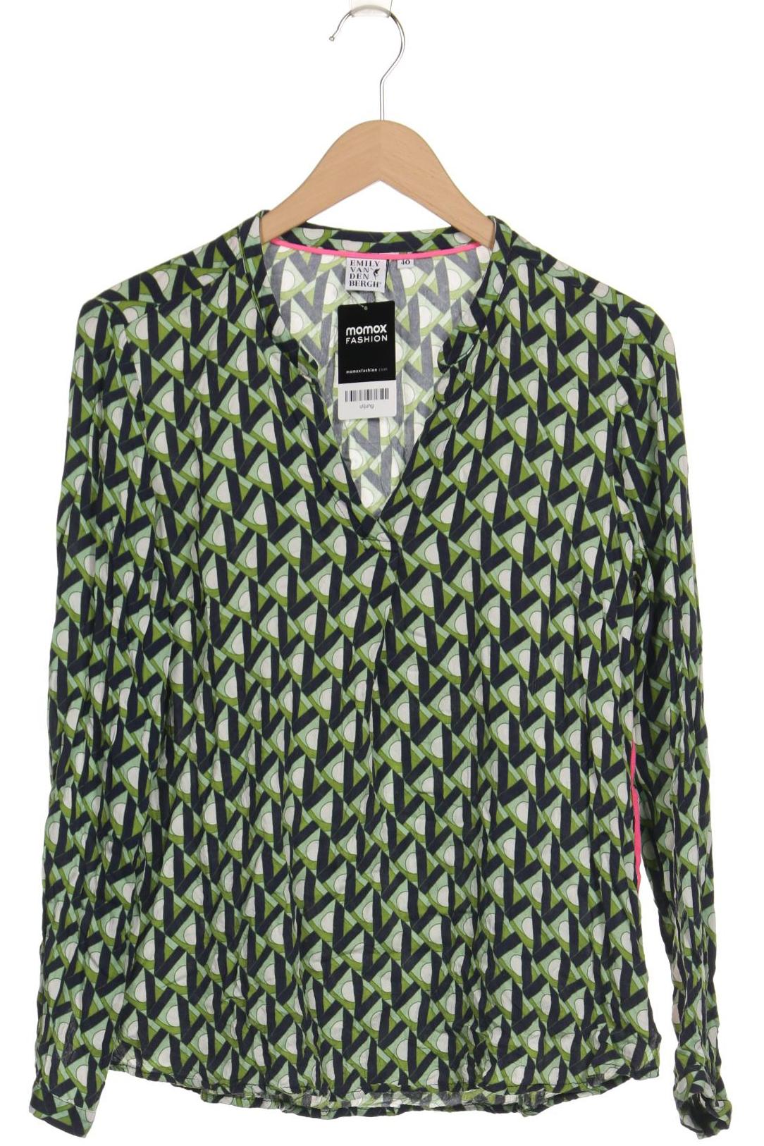 

Emily van den Bergh Damen Langarmshirt, grün, Gr. 40
