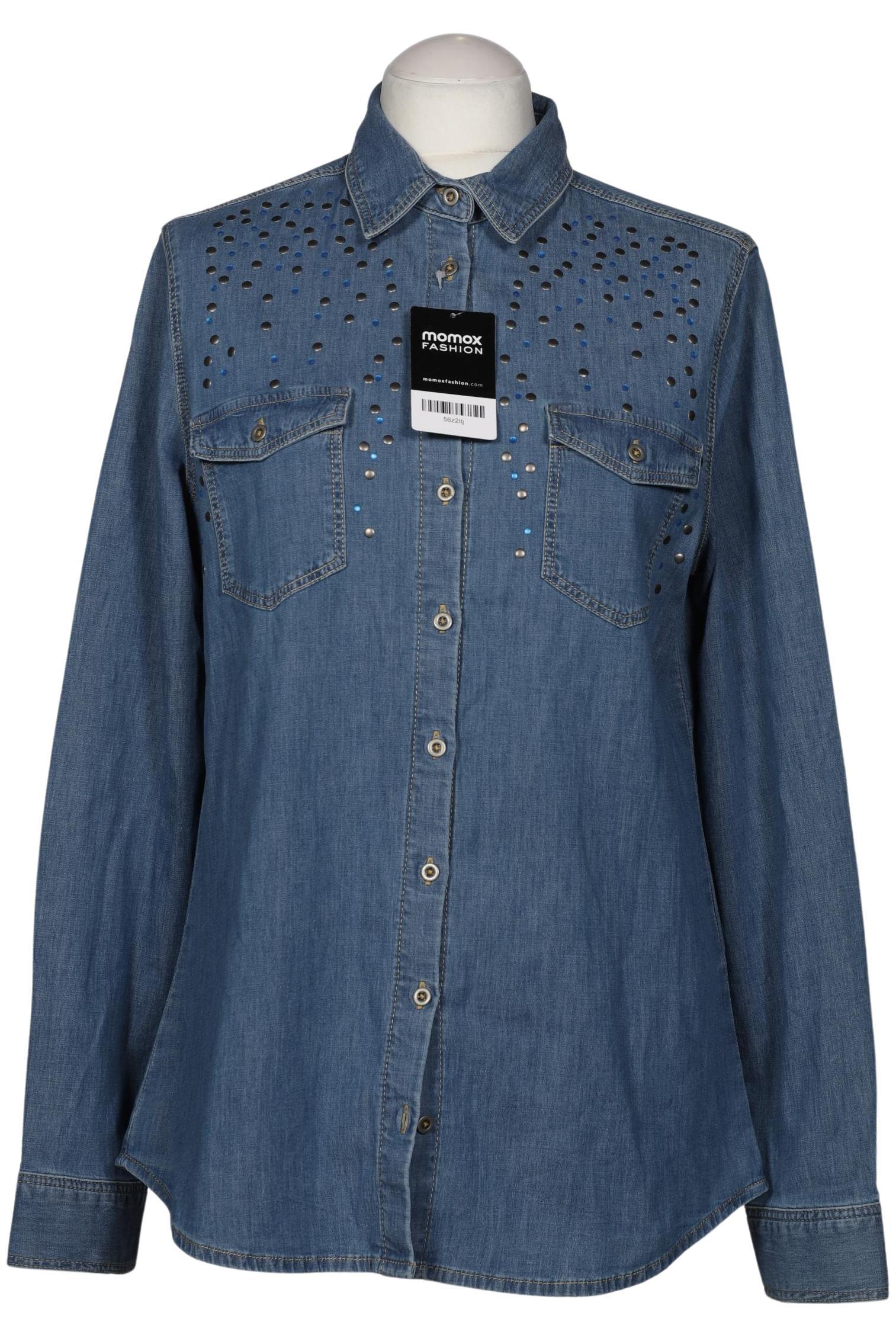 

Emily van den Bergh Damen Bluse, blau, Gr. 40