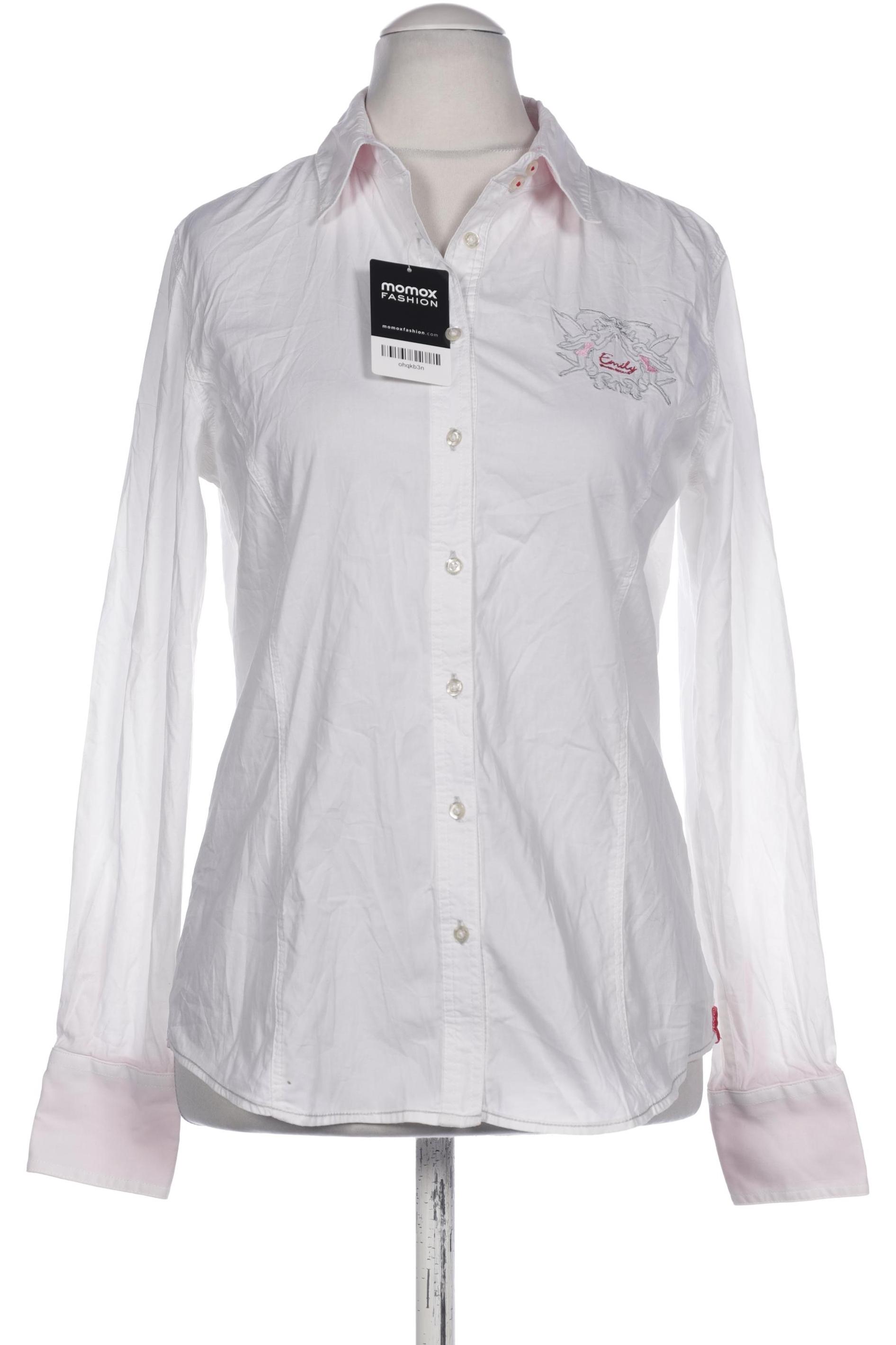 

Emily van den Bergh Damen Bluse, weiß, Gr. 38