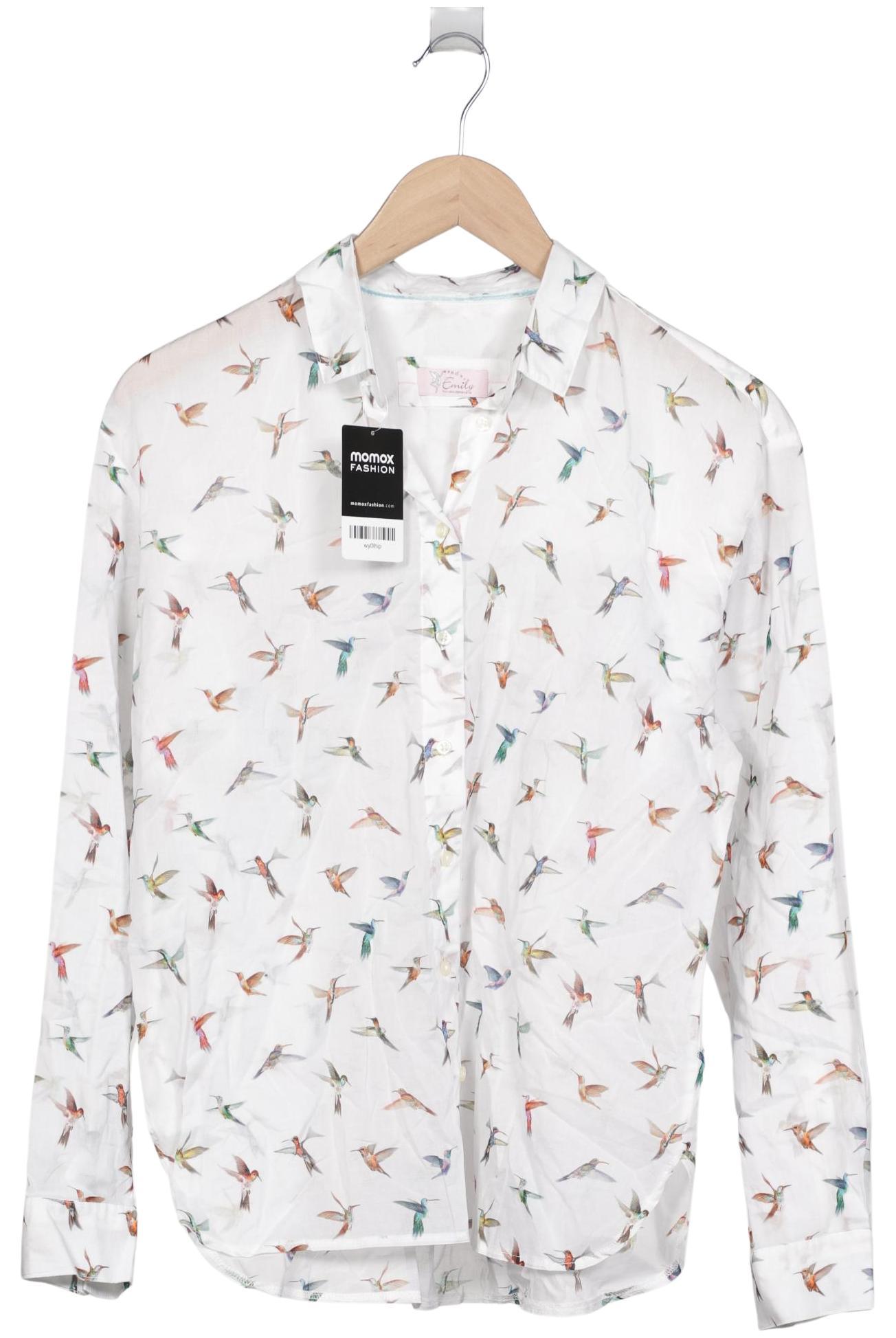 

Emily van den Bergh Damen Bluse, weiß, Gr. 40