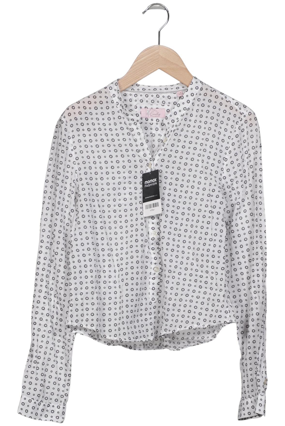 

Emily van den Bergh Damen Bluse, weiß, Gr. 36