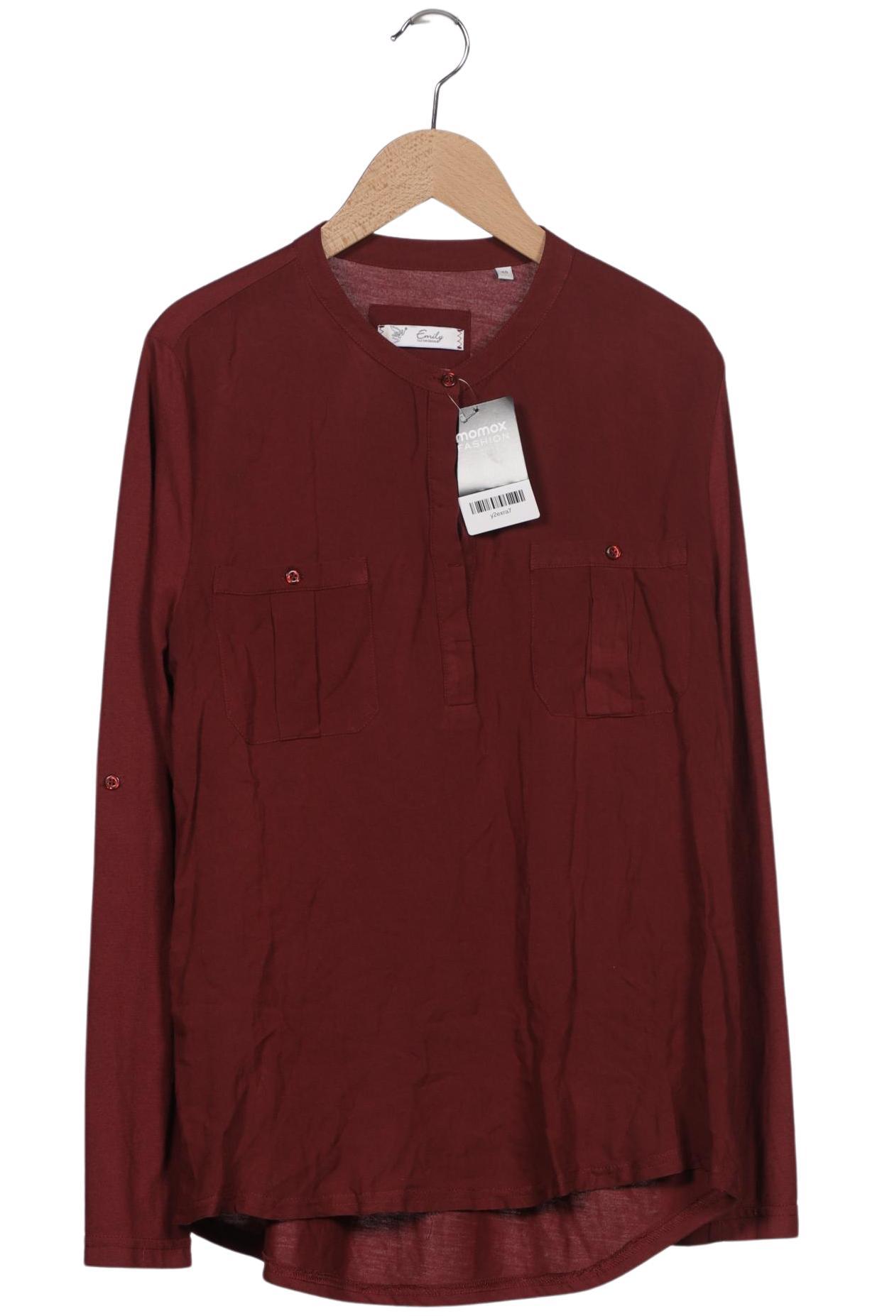 

Emily van den Bergh Damen Langarmshirt, bordeaux, Gr. 40