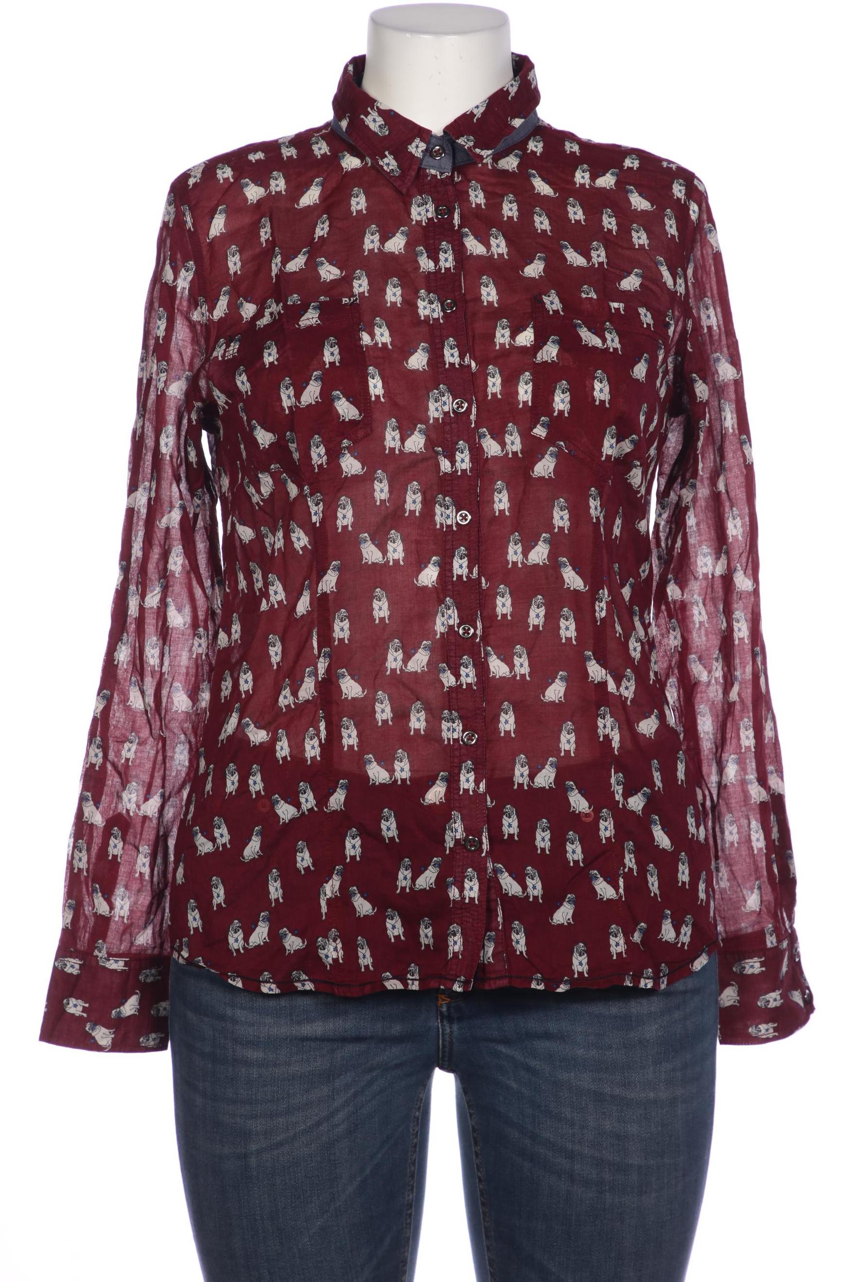 

Emily van den Bergh Damen Bluse, bordeaux