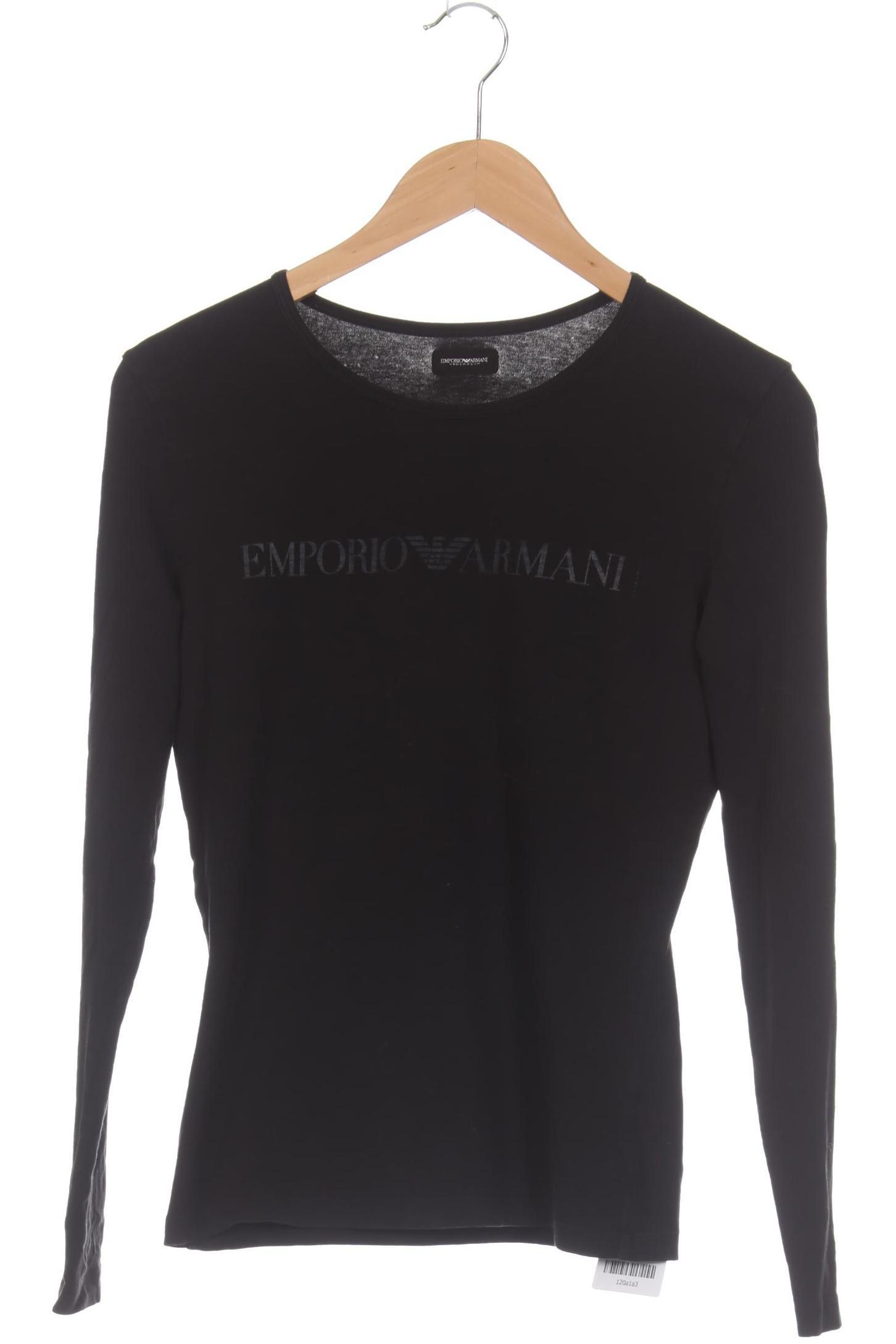 

Emporio Armani Damen Langarmshirt, schwarz, Gr.