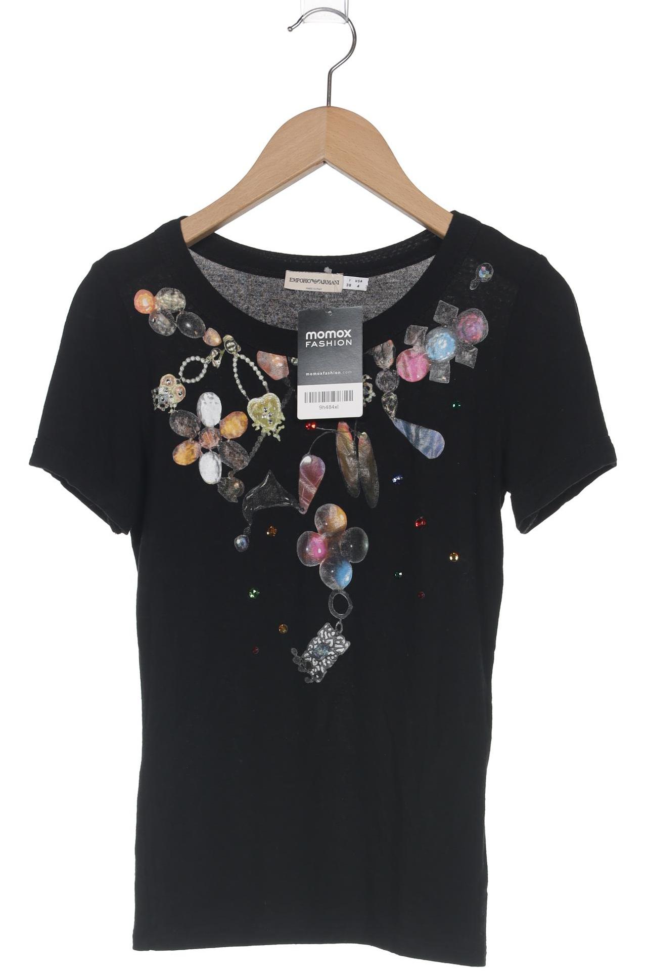 

Emporio Armani Damen T-Shirt, schwarz, Gr. 34