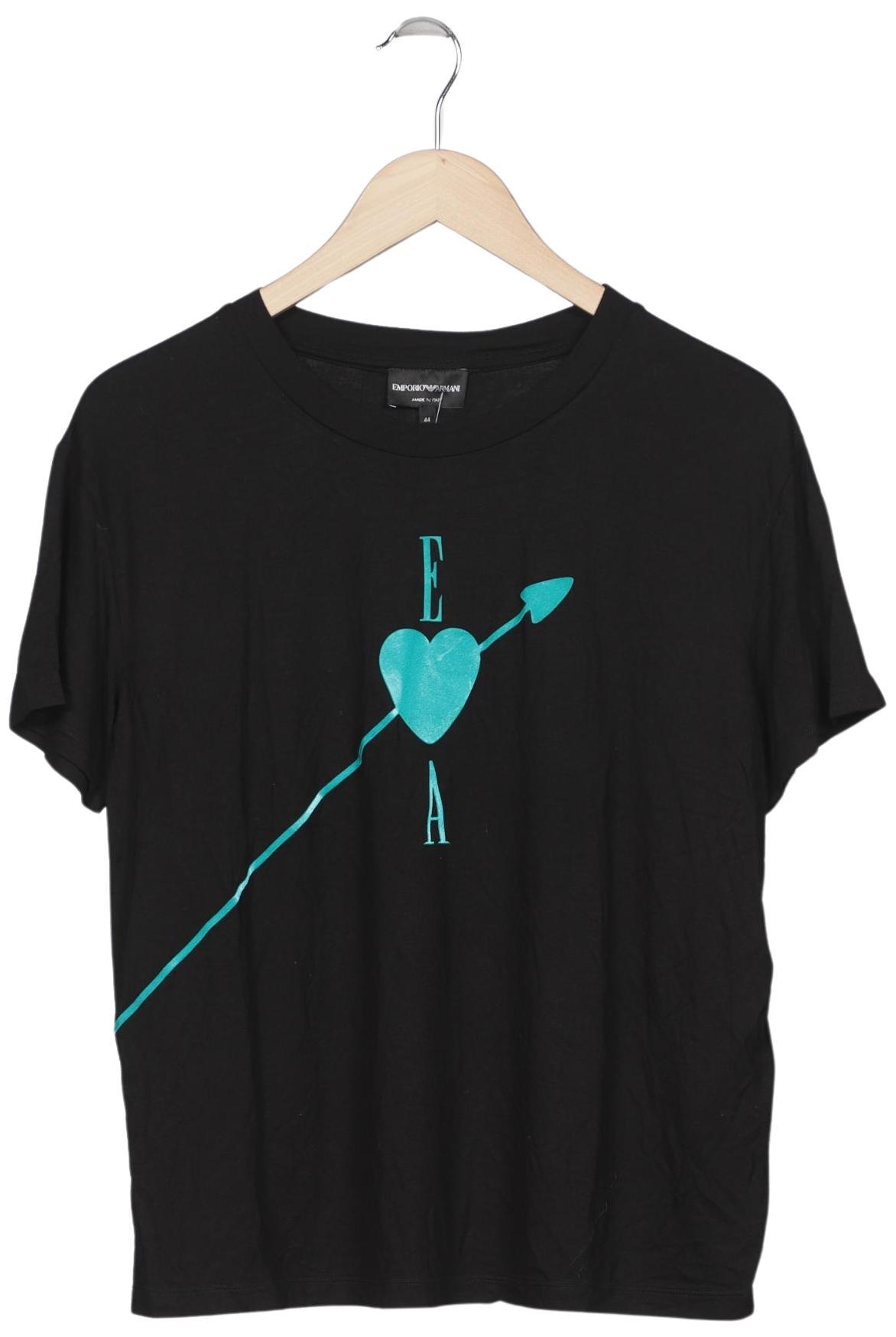 

Emporio Armani Damen T-Shirt, schwarz, Gr. 44