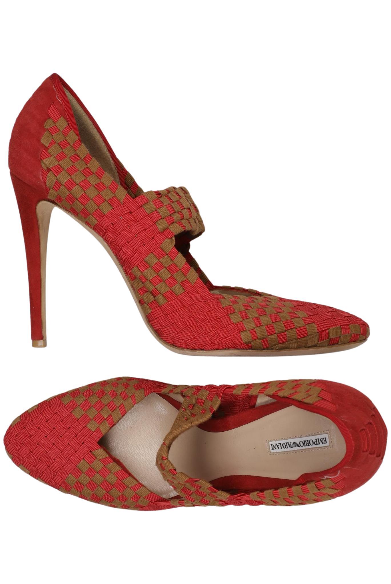 

Emporio Armani Damen Pumps, rot, Gr. 41