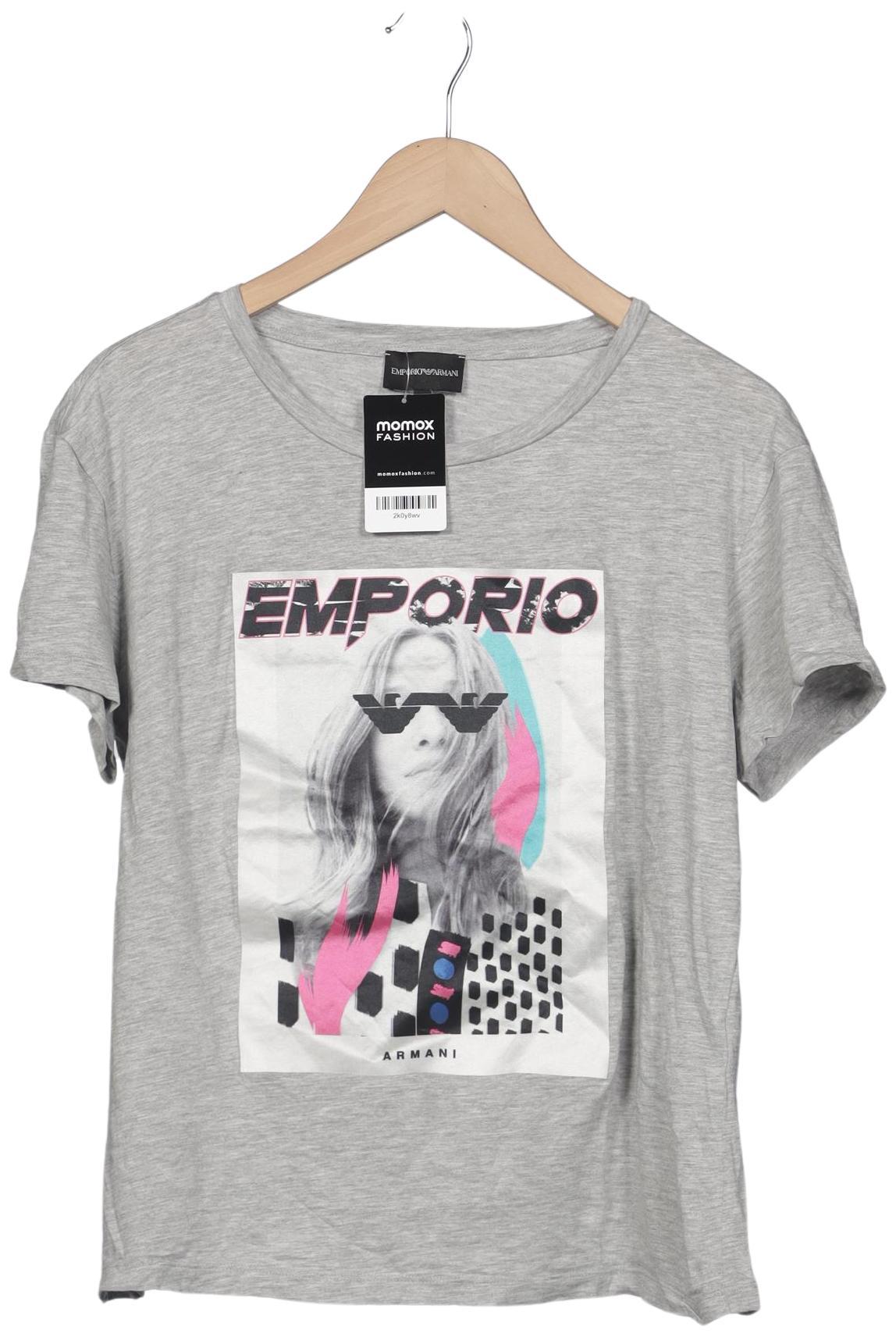 

Emporio Armani Damen T-Shirt, grau, Gr. 44