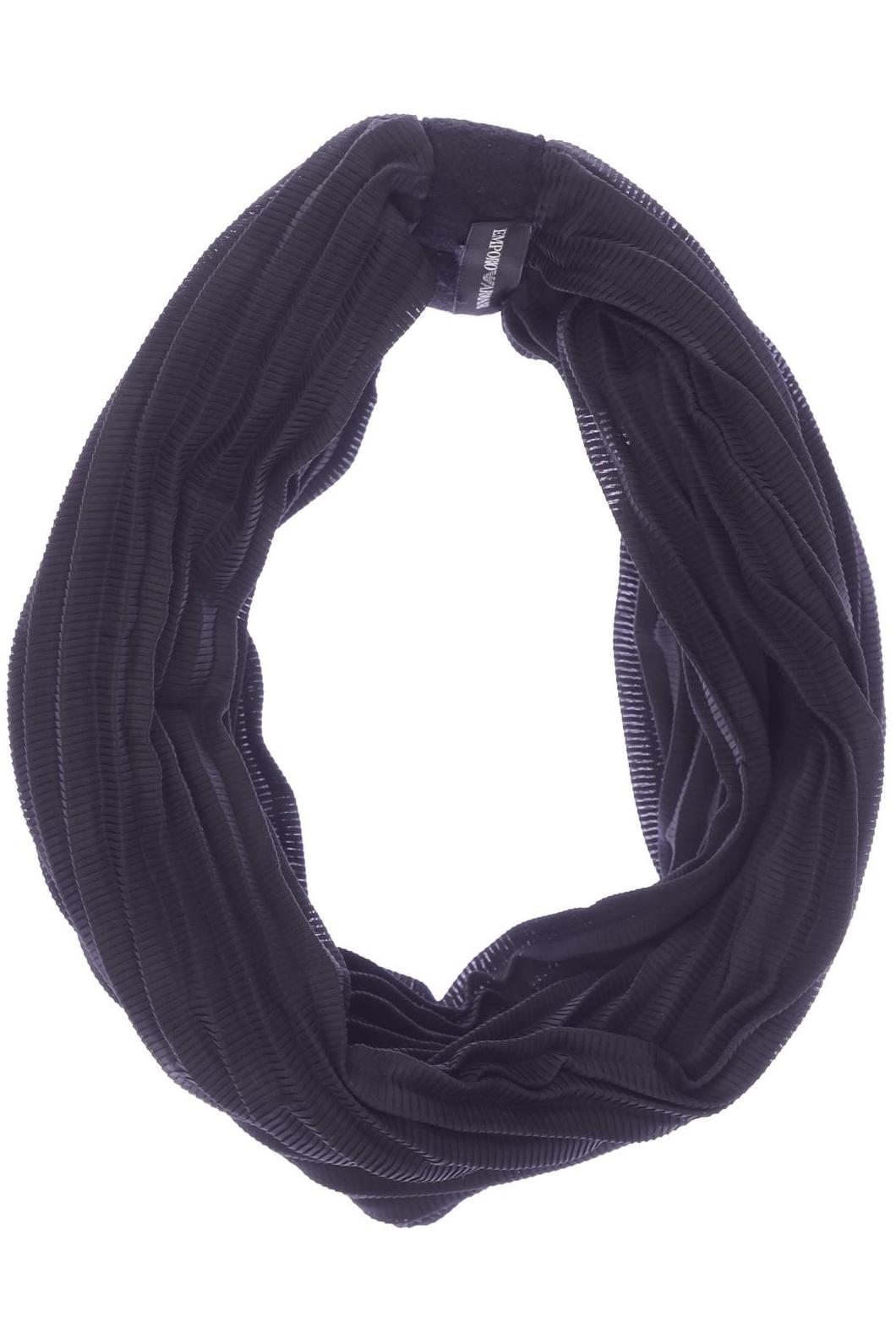 

Emporio Armani Damen Schal, schwarz, Gr.