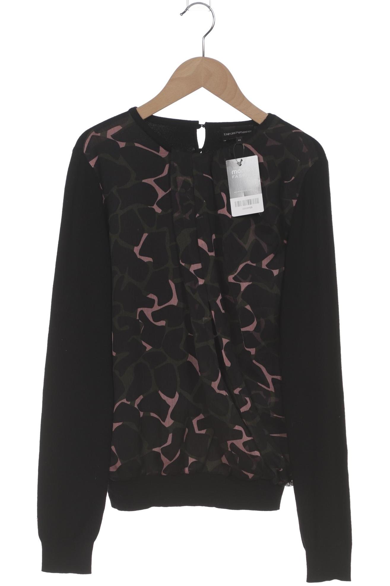 

Emporio Armani Damen Langarmshirt, schwarz, Gr. 42