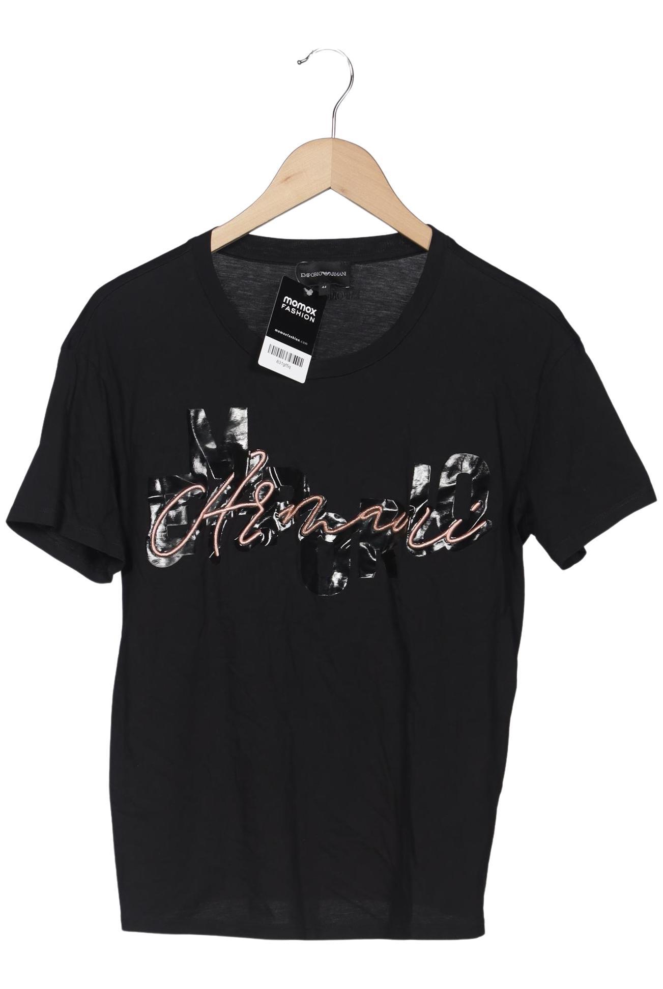 

Emporio Armani Damen T-Shirt, schwarz, Gr. 44