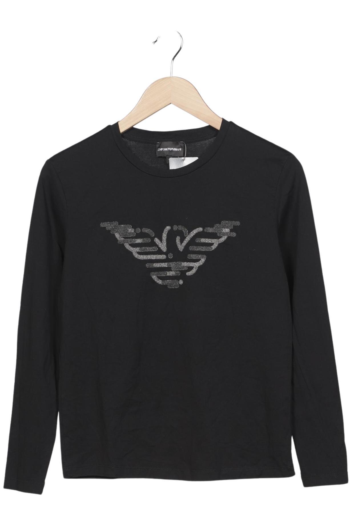 

Emporio Armani Damen Langarmshirt, schwarz, Gr. 42