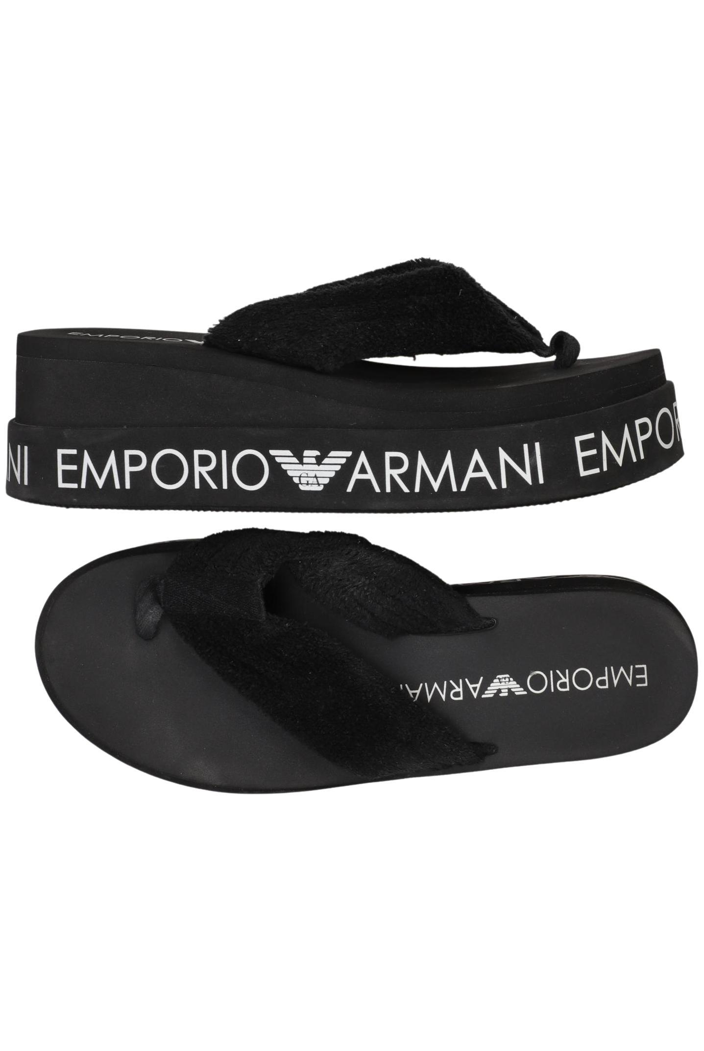 

Emporio Armani Damen Sandale, schwarz, Gr. 40