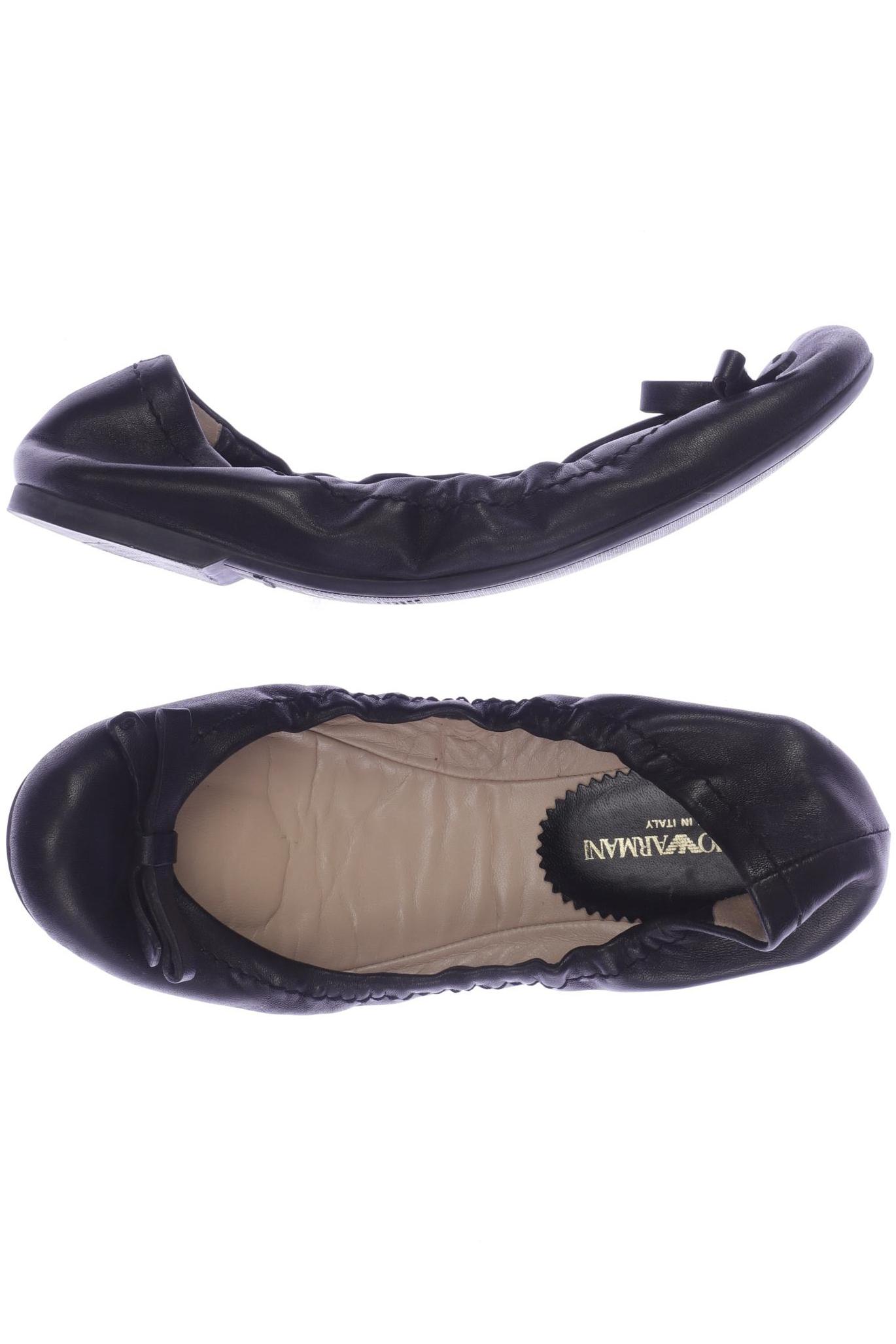 

Emporio Armani Damen Ballerinas, schwarz