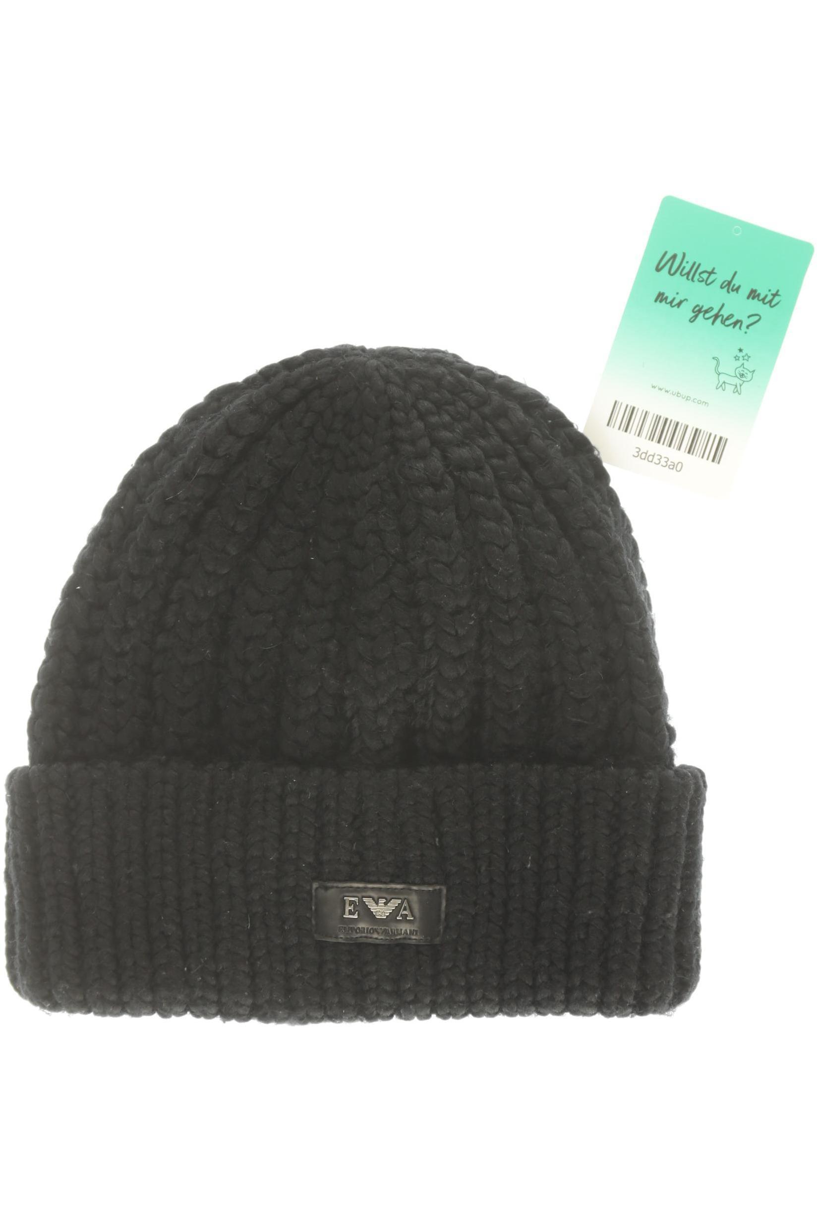 

Emporio Armani Damen Hut/Mütze, schwarz, Gr. uni