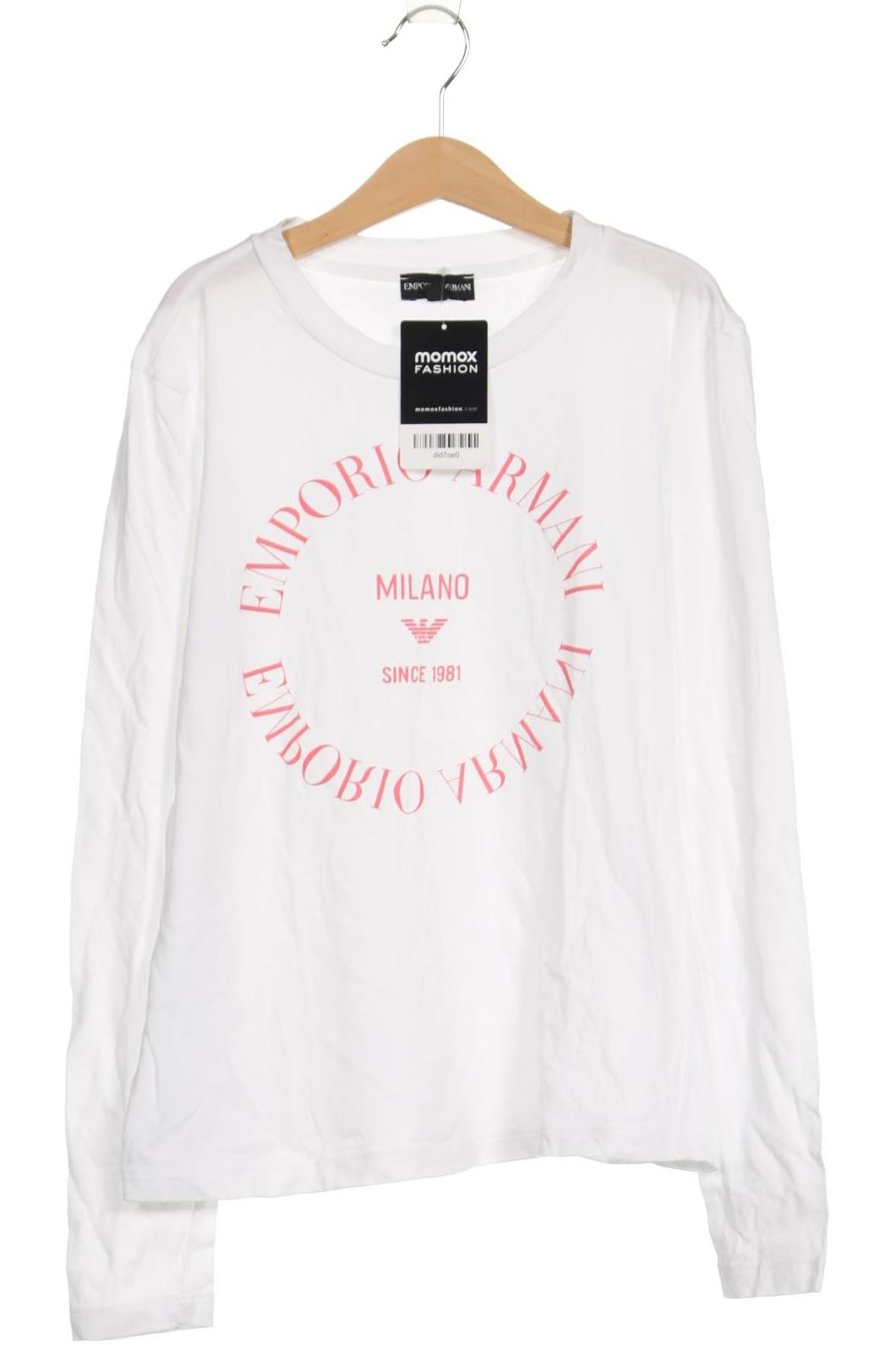 

Emporio Armani Damen Langarmshirt, weiß, Gr. 40