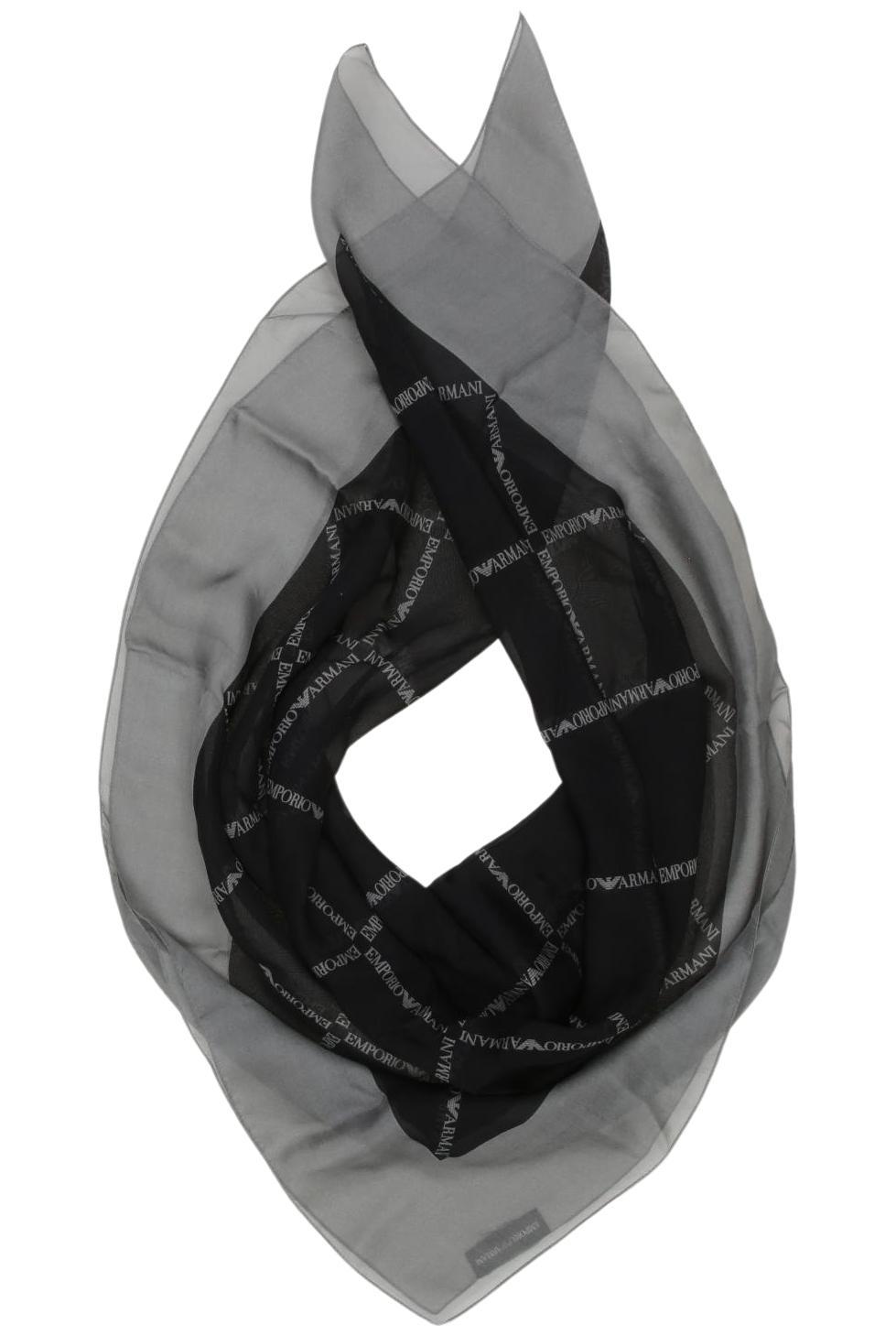 

Emporio Armani Damen Schal, schwarz, Gr.