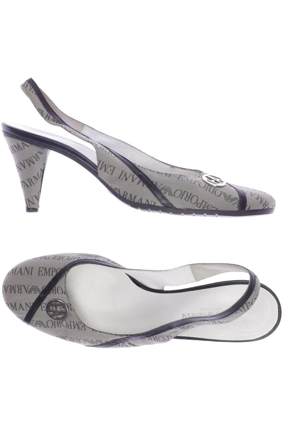 

Emporio Armani Damen Sandale, grau, Gr. 40