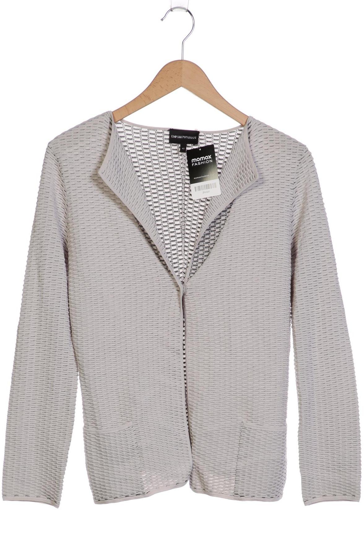 

Emporio Armani Damen Strickjacke, grau, Gr. 42