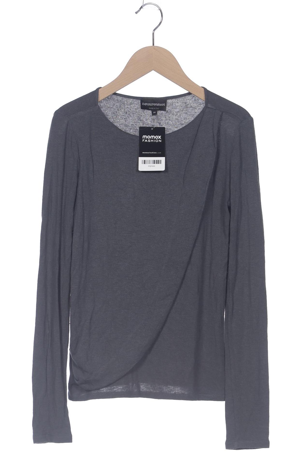 

Emporio Armani Damen Langarmshirt, grau, Gr. 38