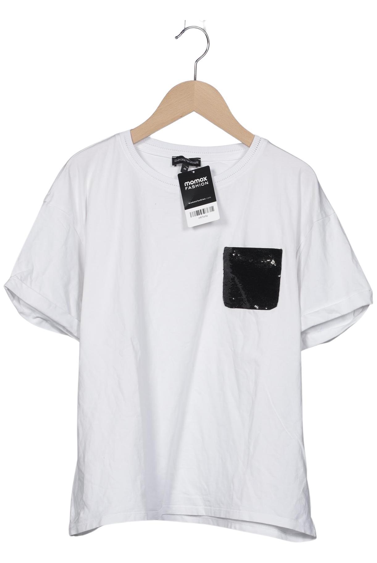 

Emporio Armani Damen T-Shirt, weiß, Gr. 46